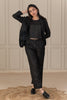 Diane Linen Jacket - Black