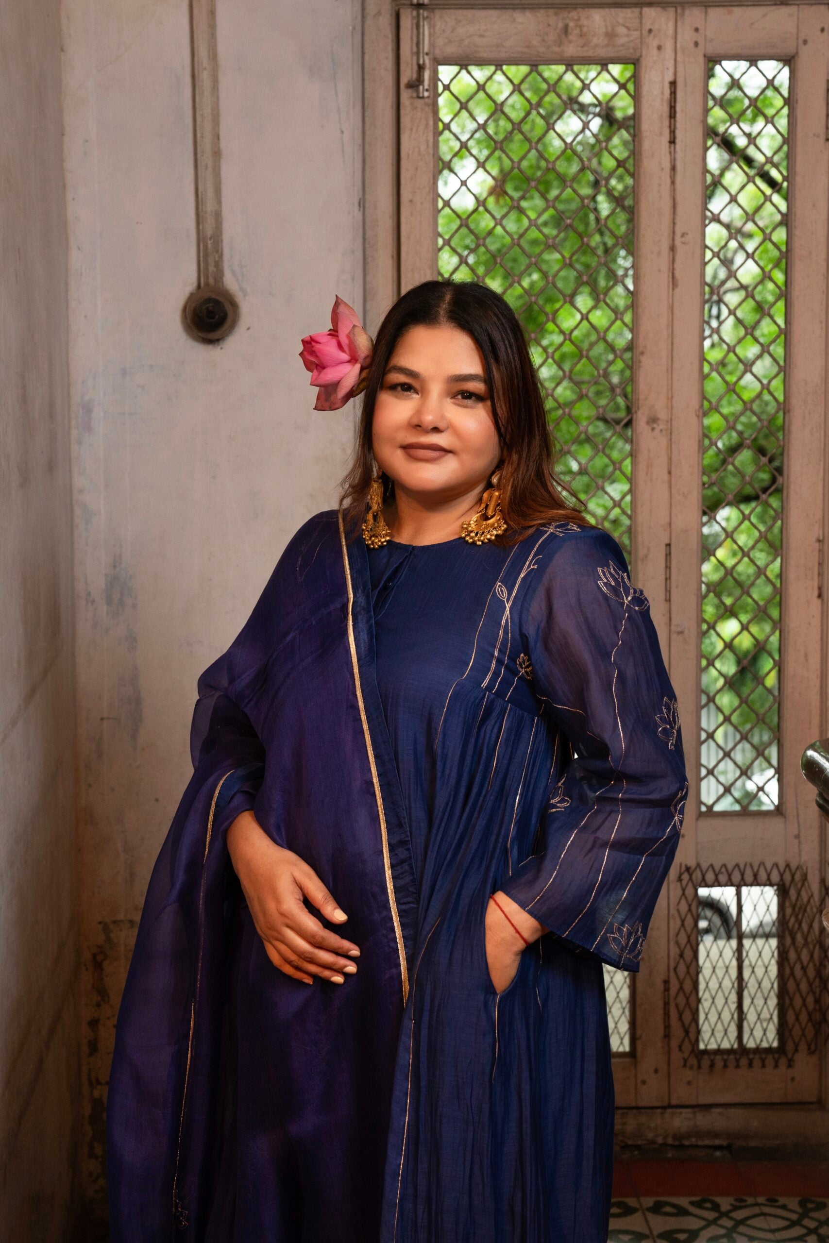 Neel Kamal kurta set - Mayur Neela