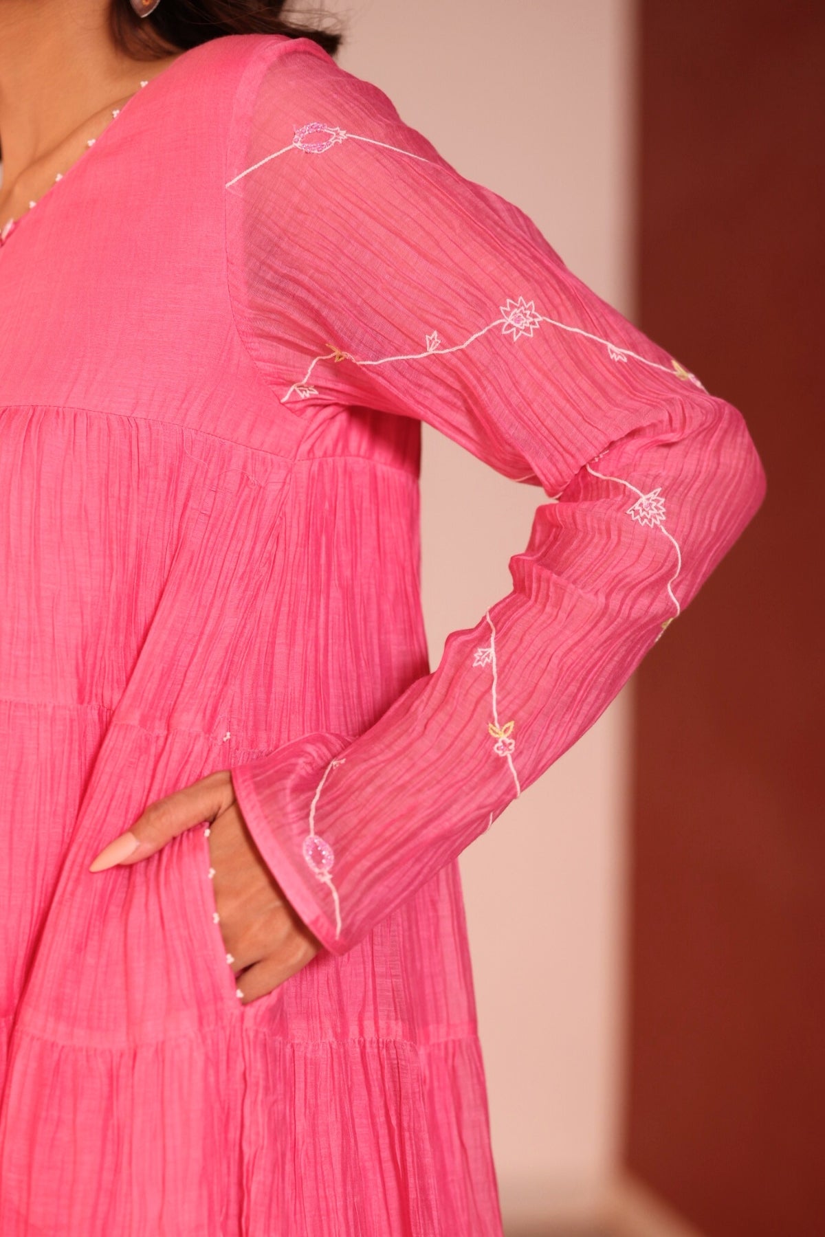 Seven tier kurta set