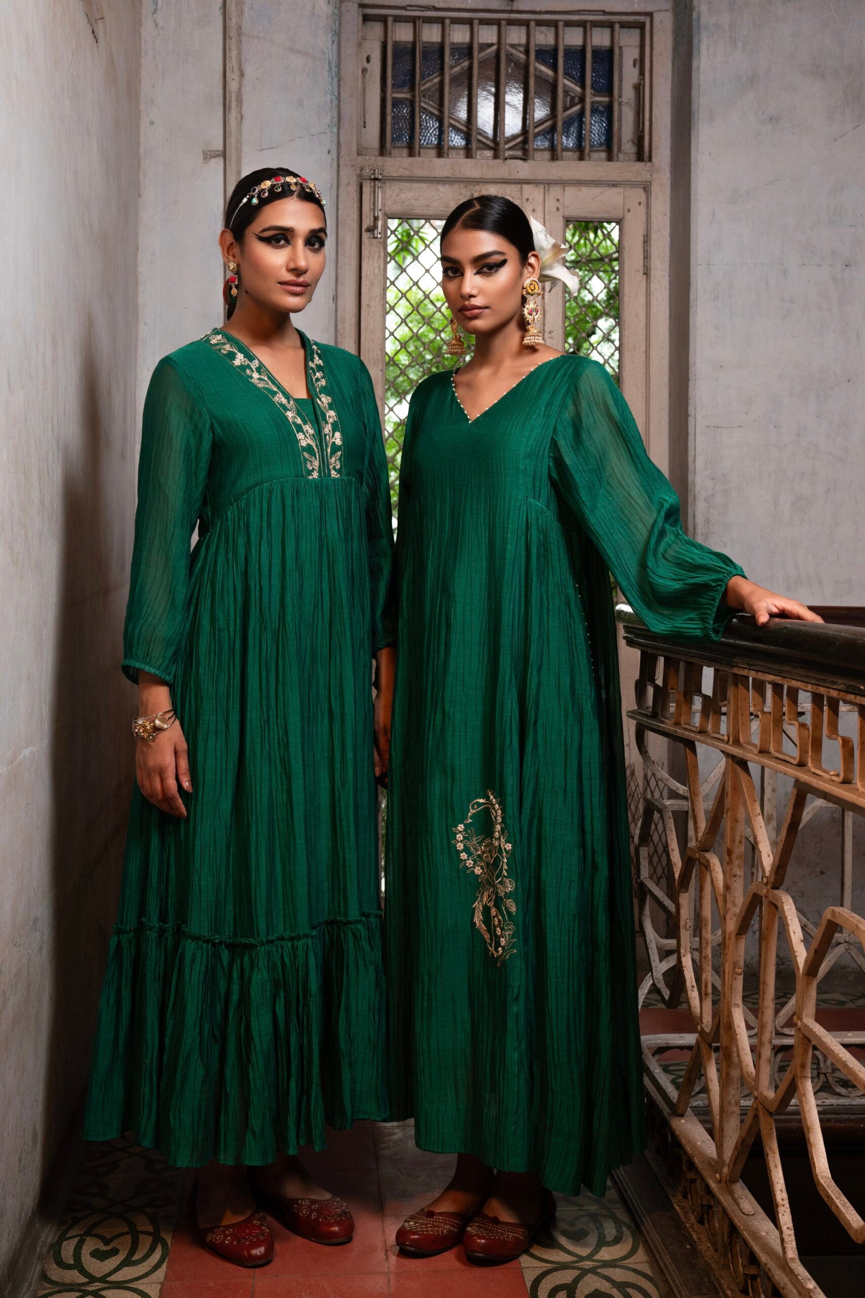 Moti Manek Dress - chatak Haraa