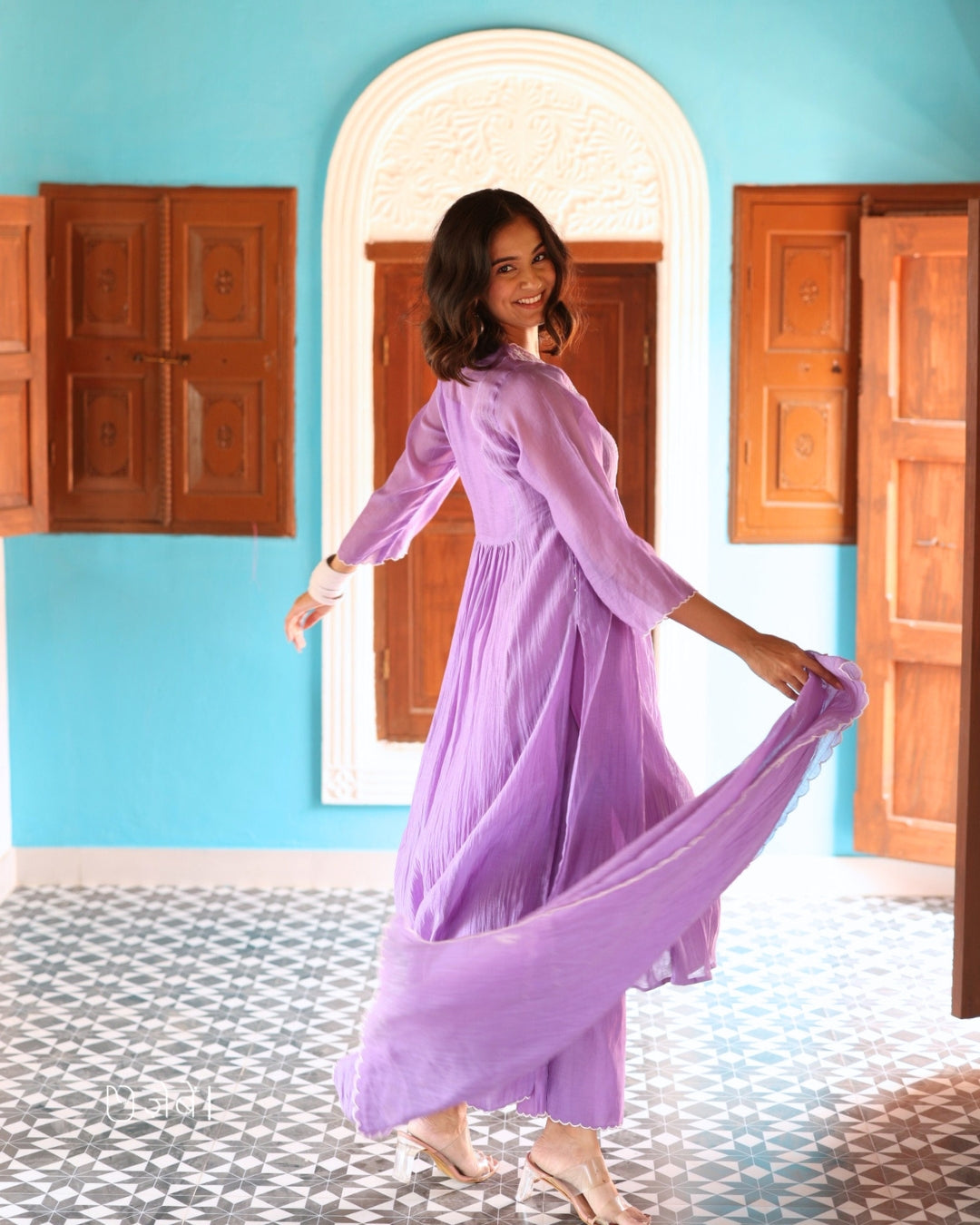 Center kali kurta set
