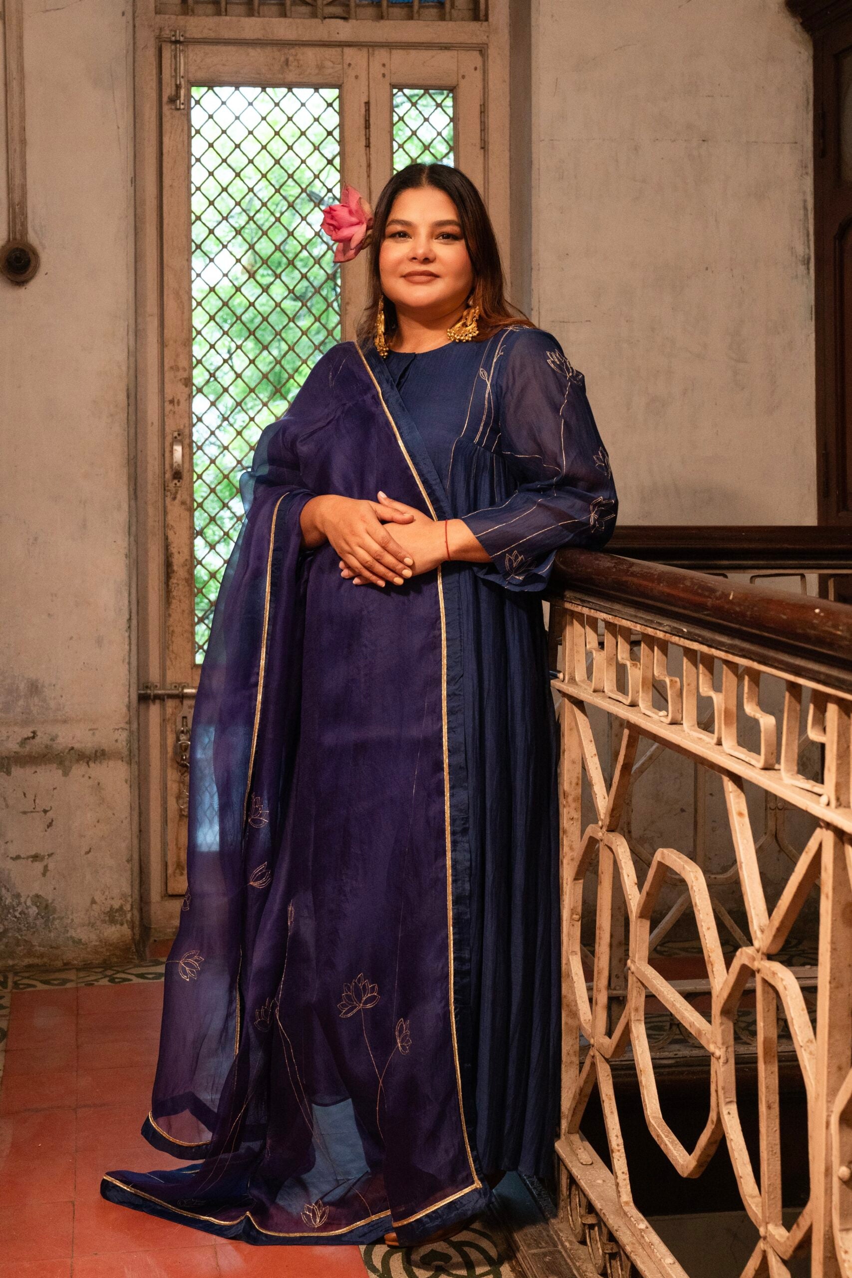 Neel Kamal kurta set - Mayur Neela
