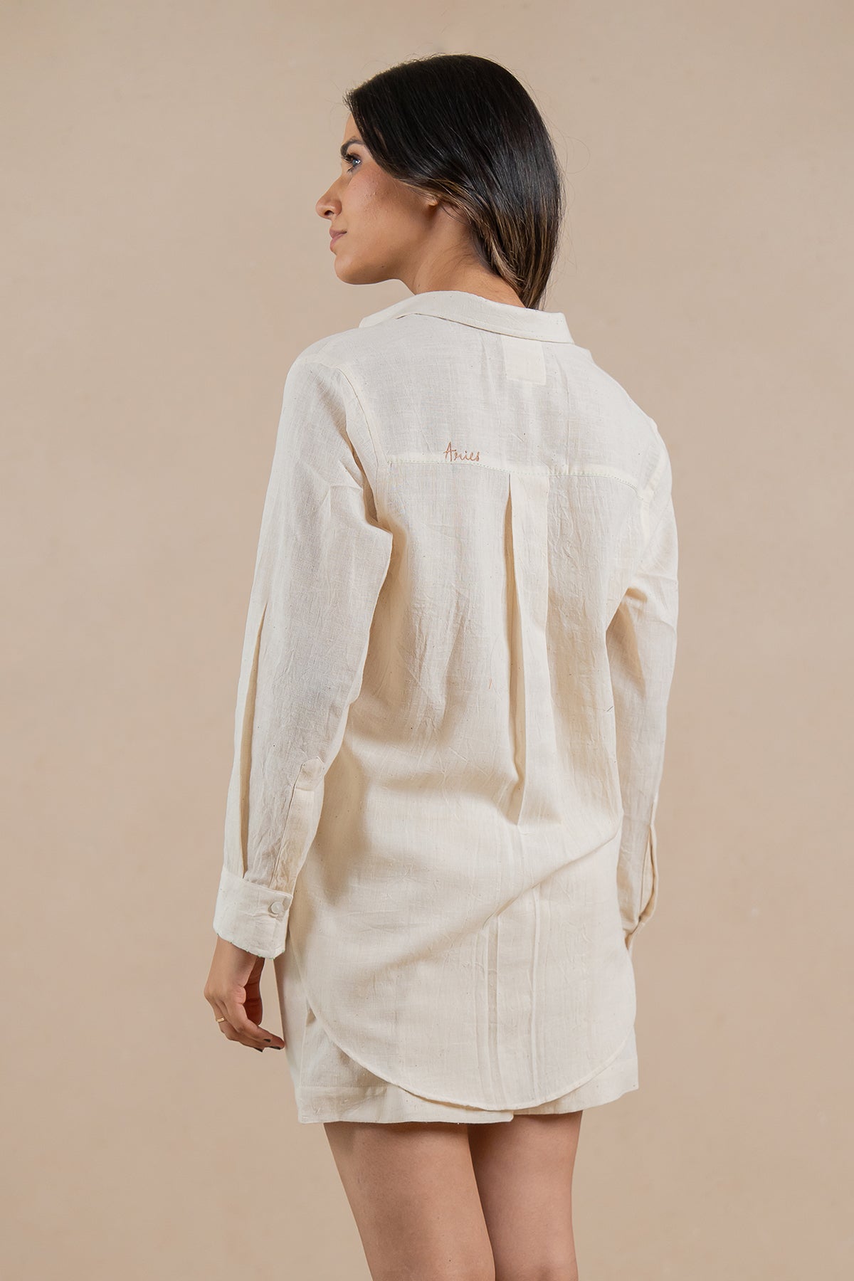 Aries Kala Cotton Shirt - Off white