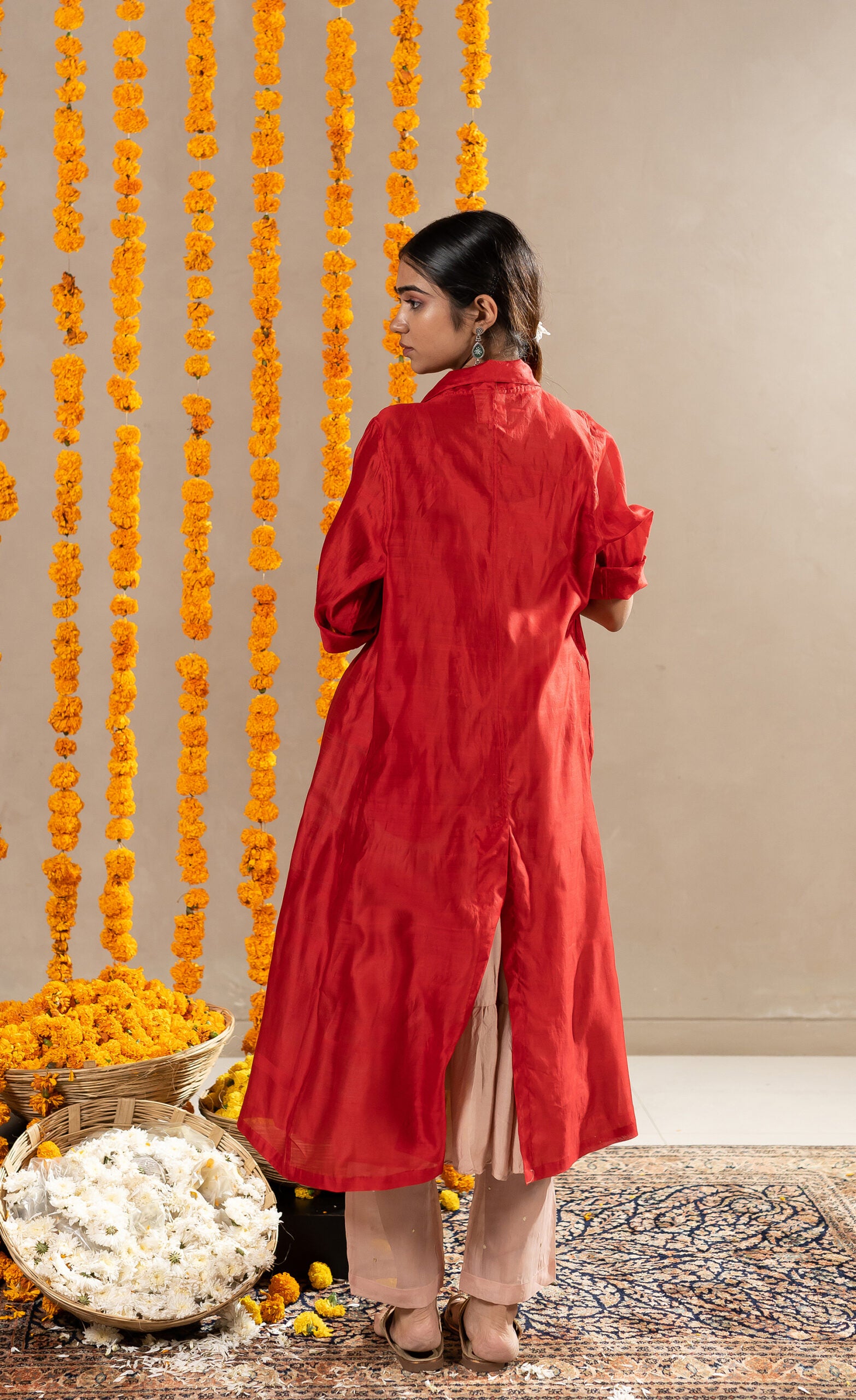 Aabha Jacket - Red