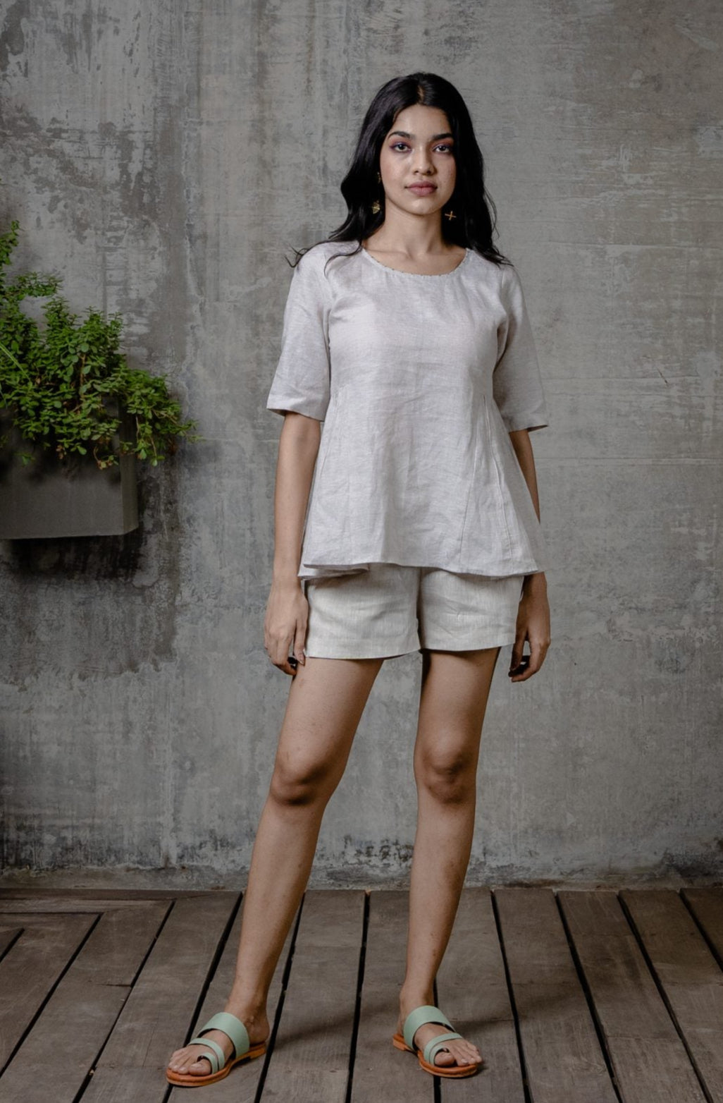 Bobby – Linen Shorts - Beige