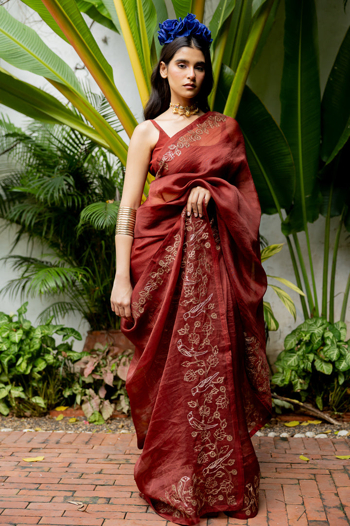 Maharani Saree - organza silk
