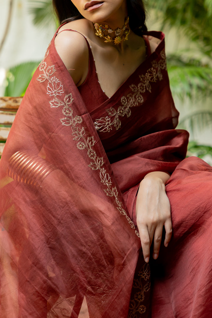 Maharani Saree - organza silk