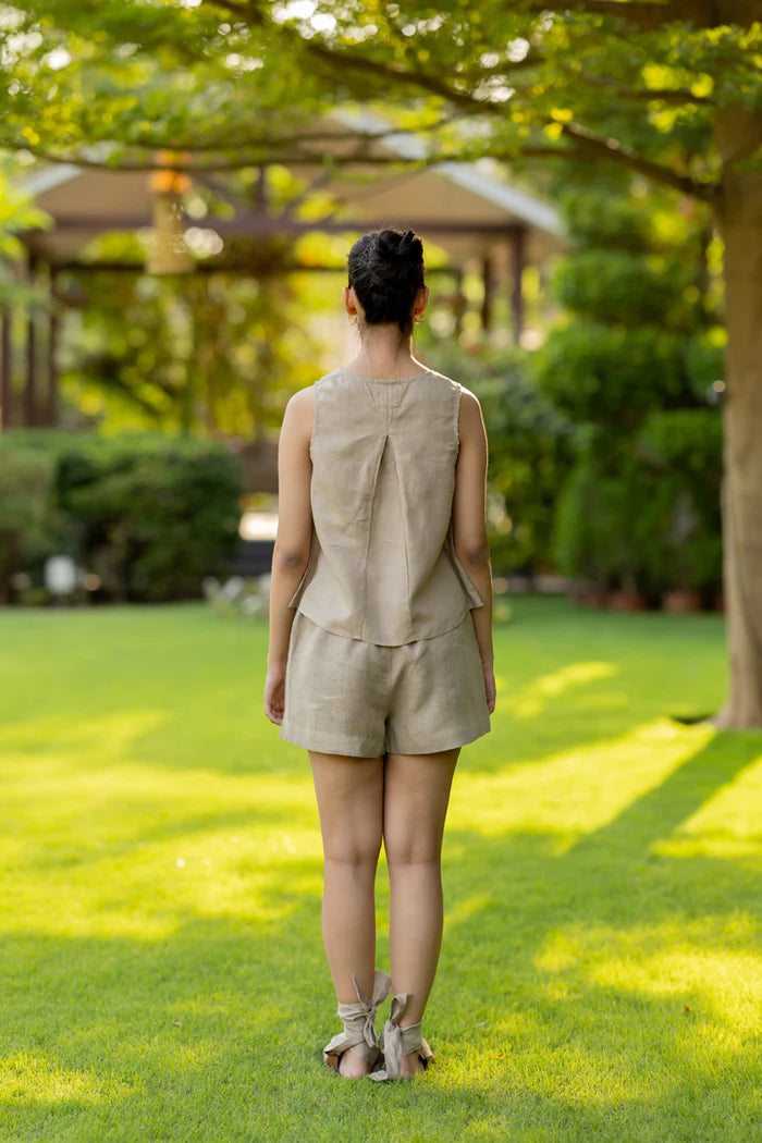 Linen Coord Set - kylie top & Shorts