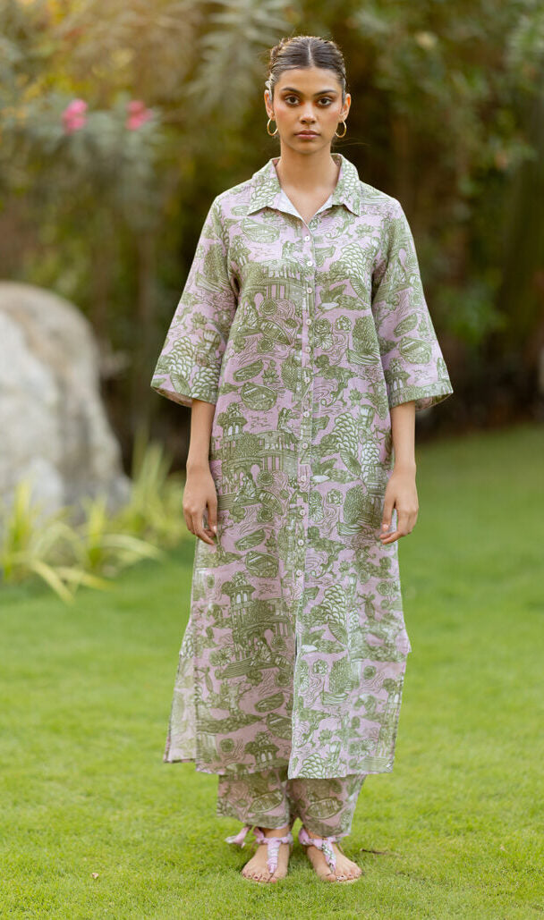 Linen Tales Of Banaras Pant