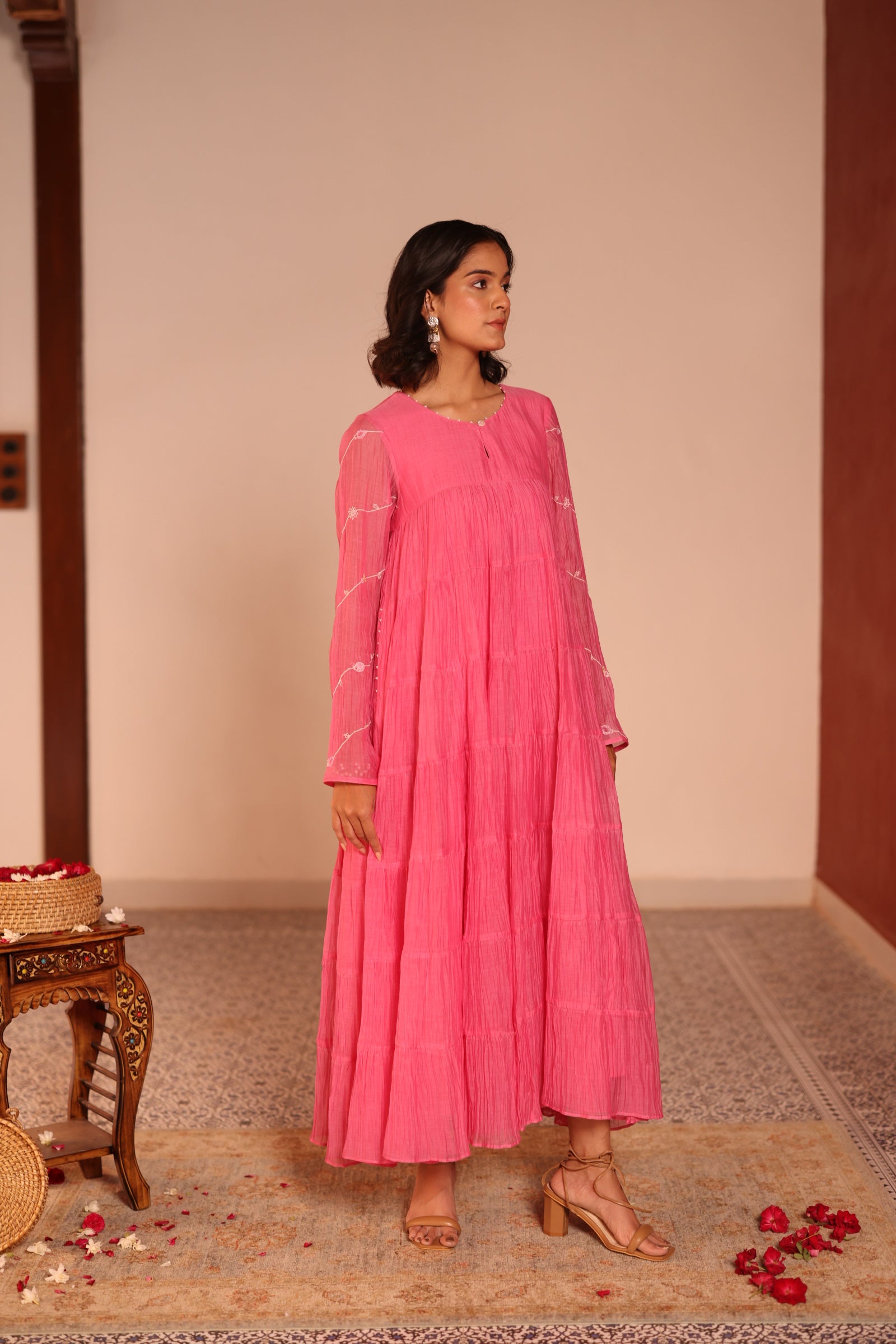 Seven tier kurta set