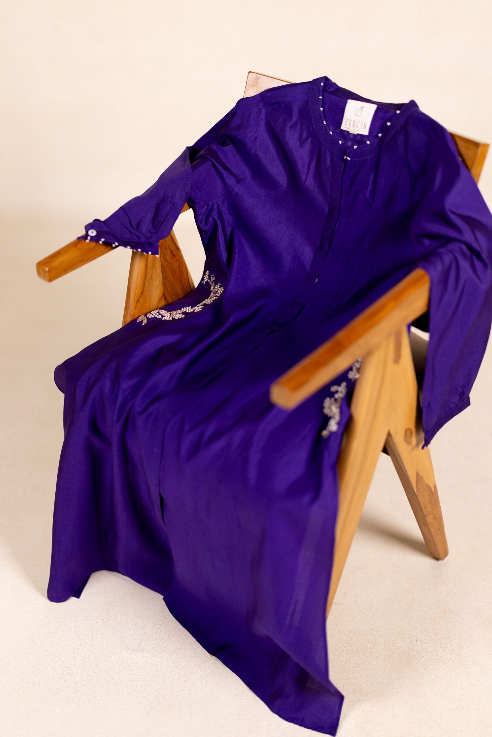 Madhurima Silk Kurta Set - Purple