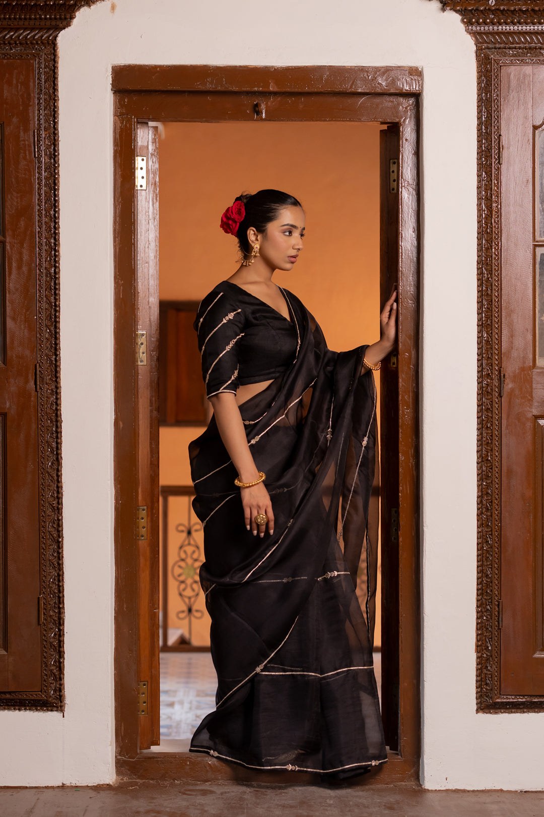 Pushp ananas saree