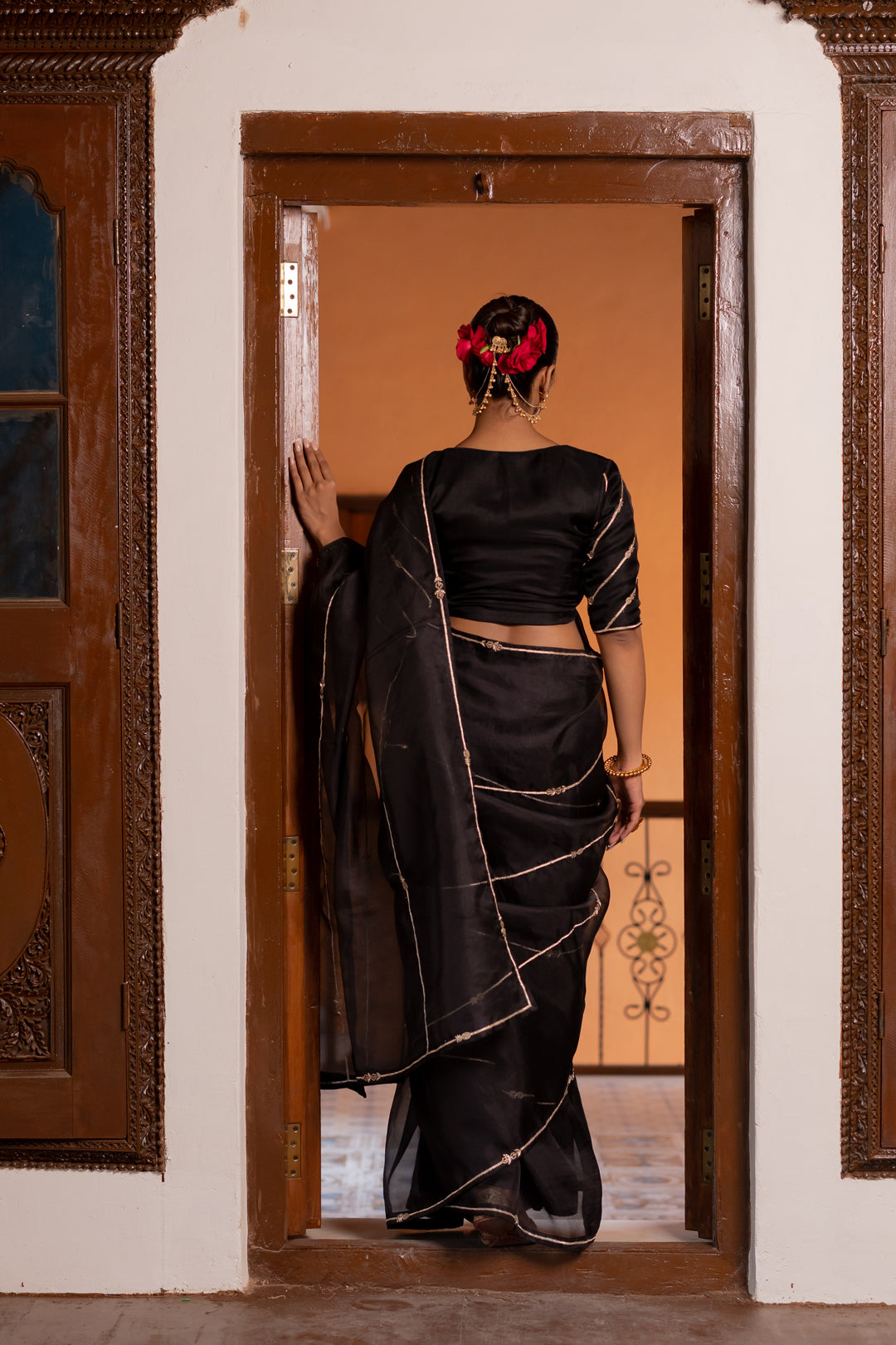 Pushp ananas saree