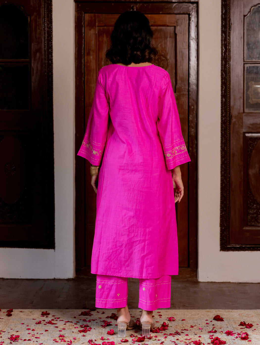 Phool jaal kurta set
