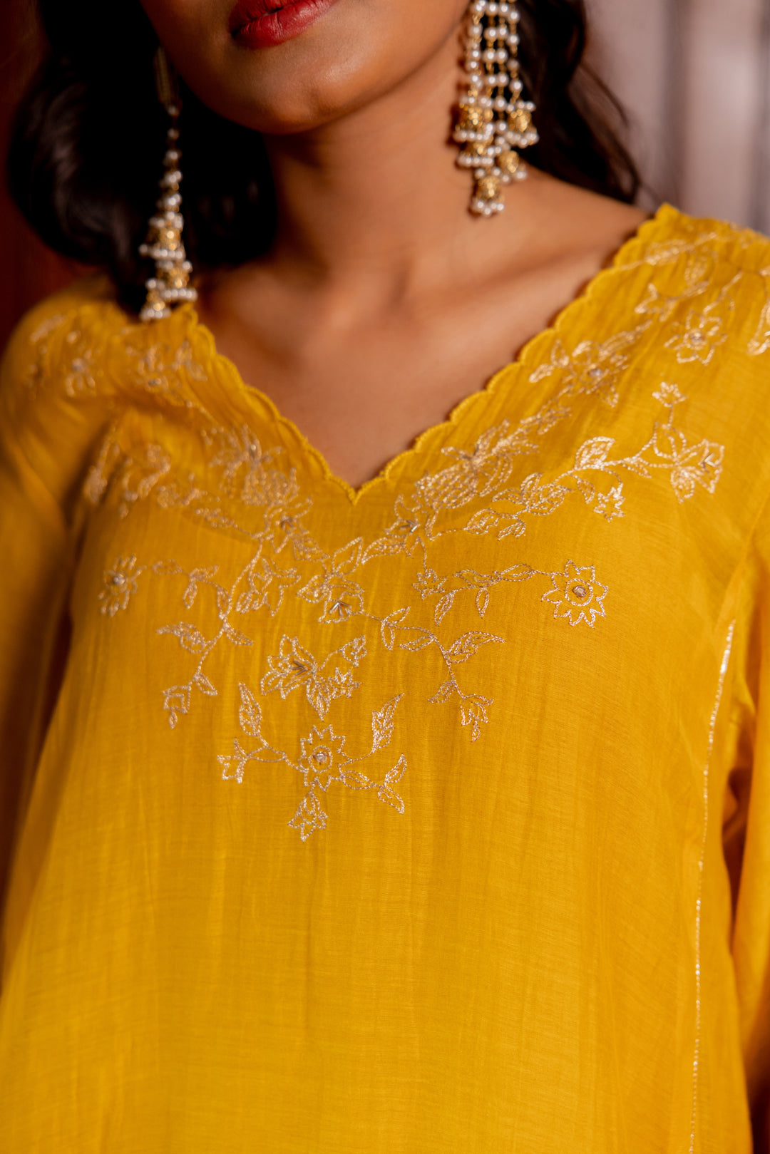 Phool jaal kurta set