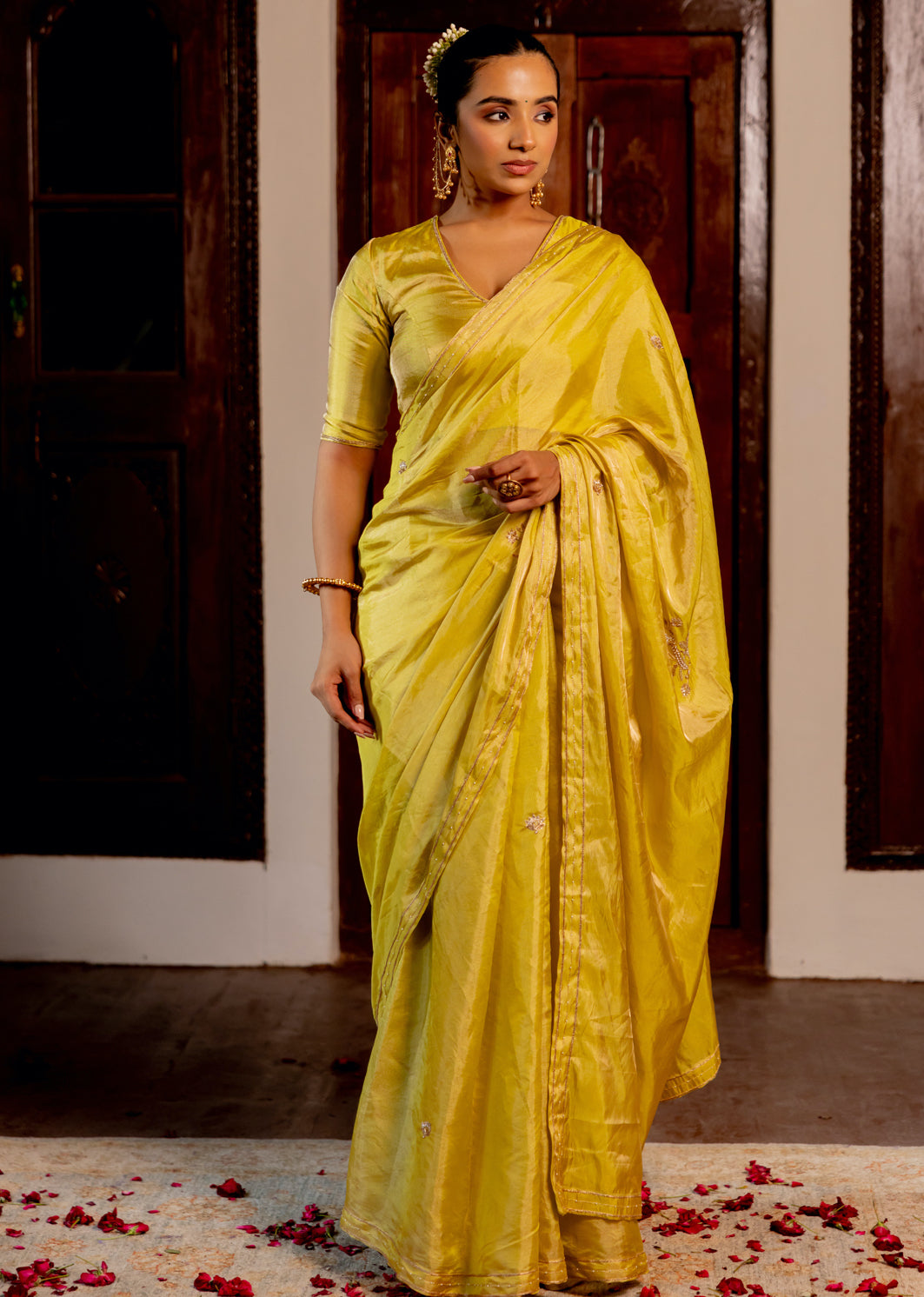 Mayur butta saree