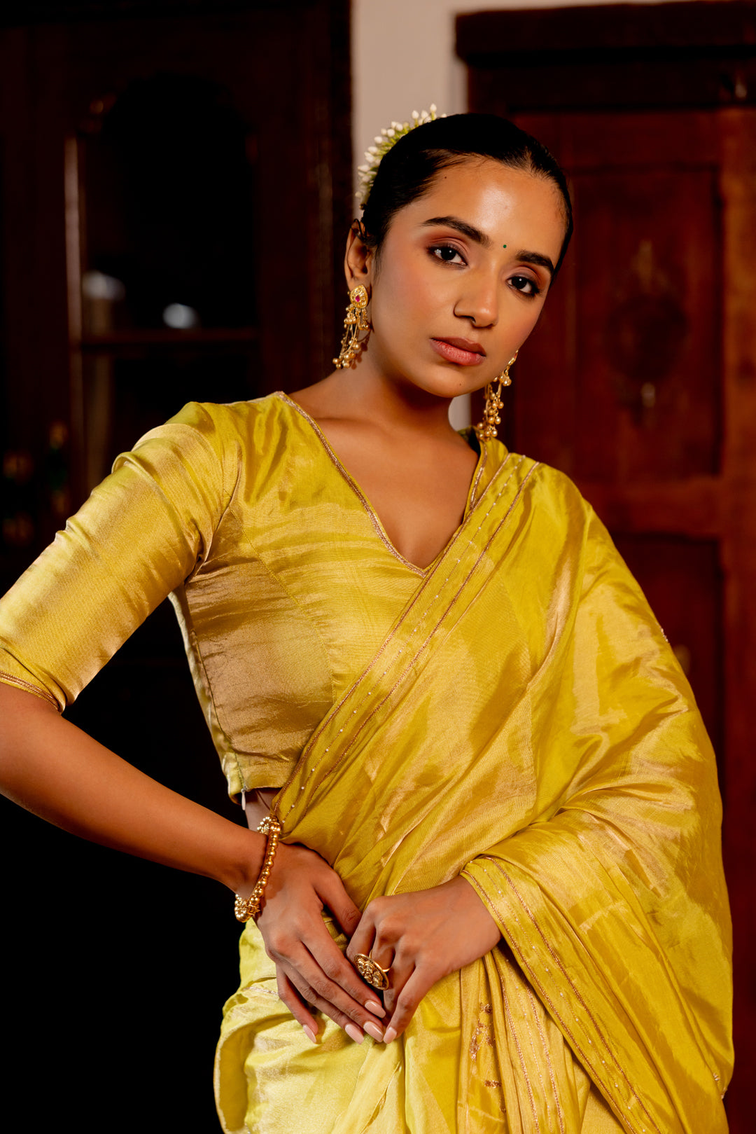 Mayur butta saree