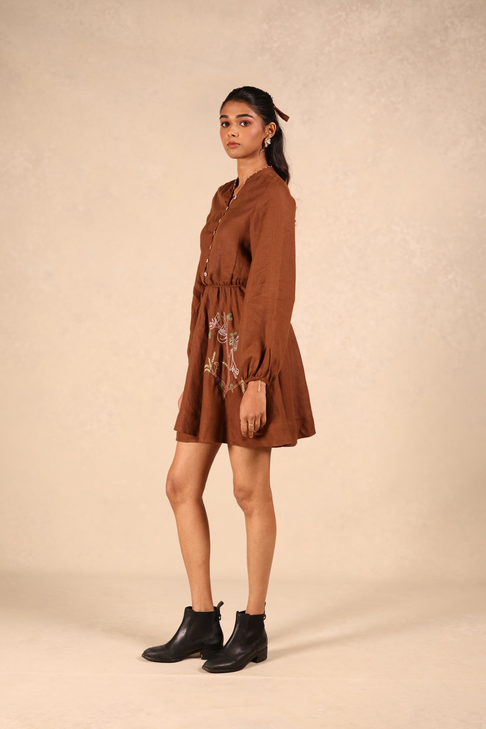 Drawstring dress