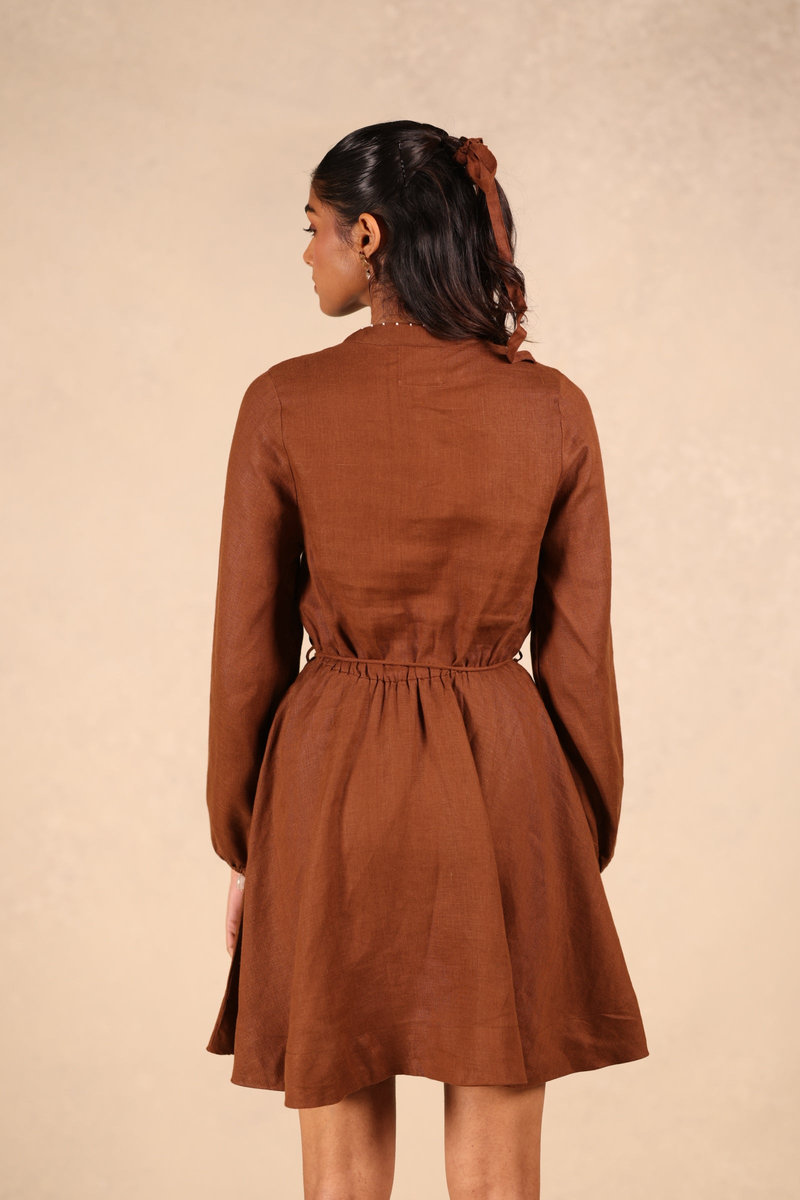Drawstring dress