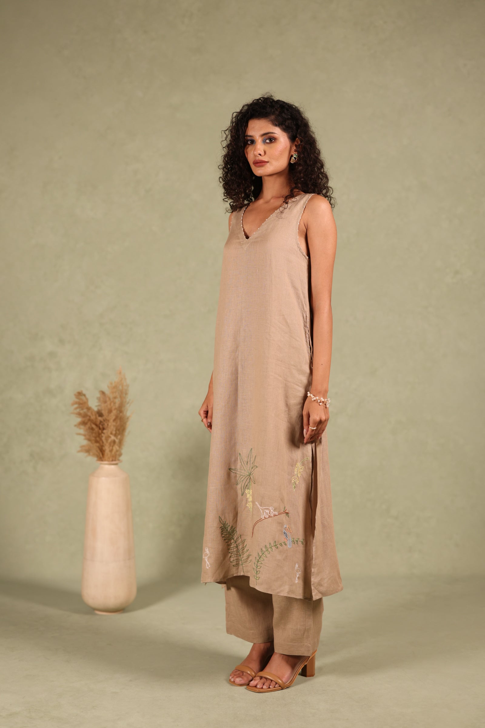 Linen Raga Kurta