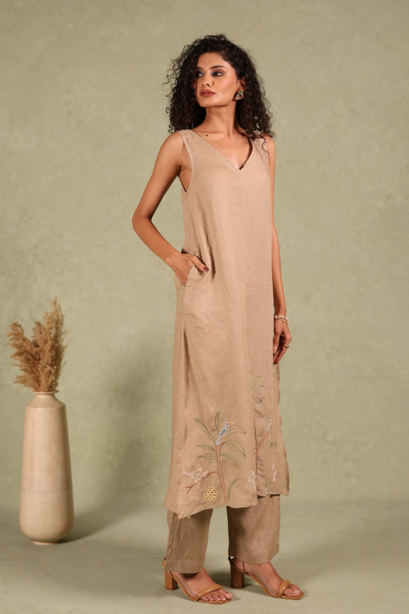 Linen Raga Kurta