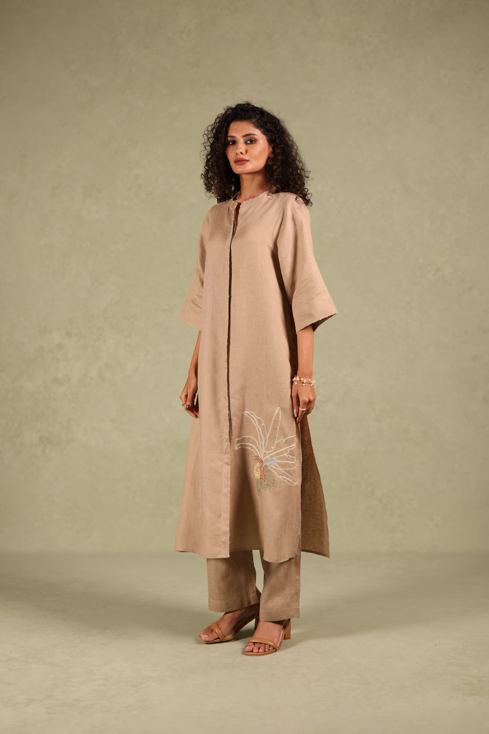 Linen Demi Kurta