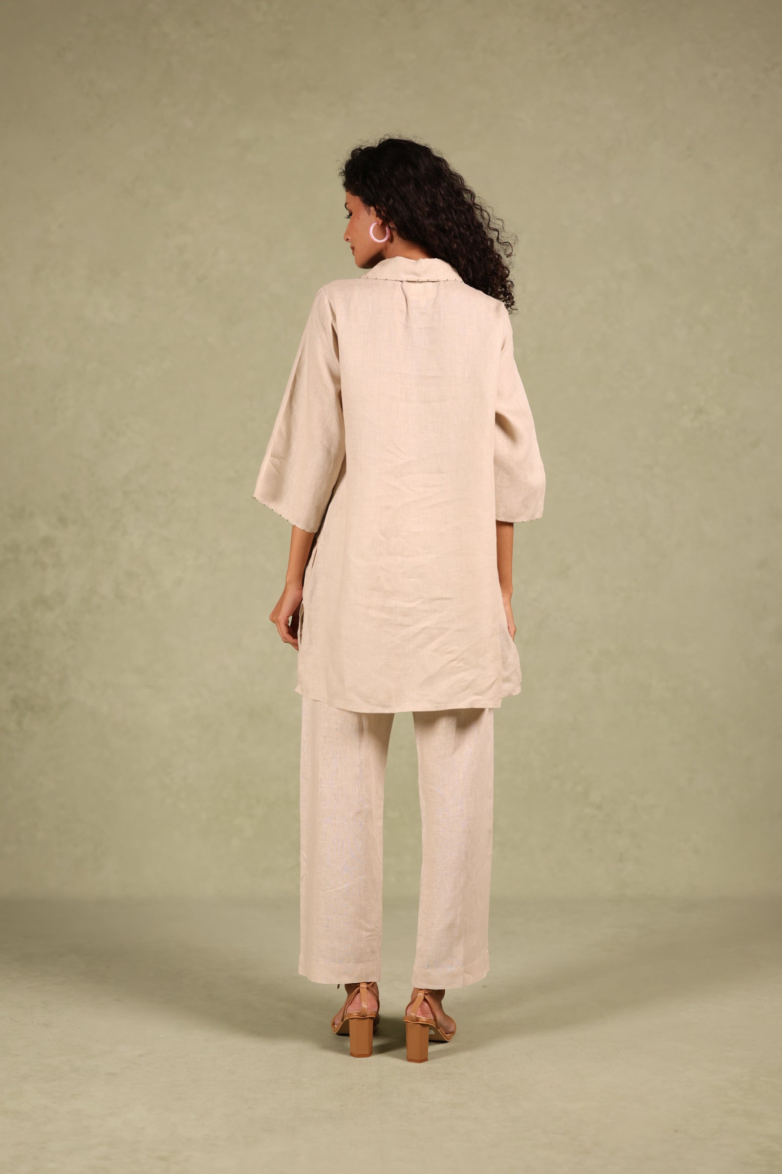 Linen Shirt Kurta