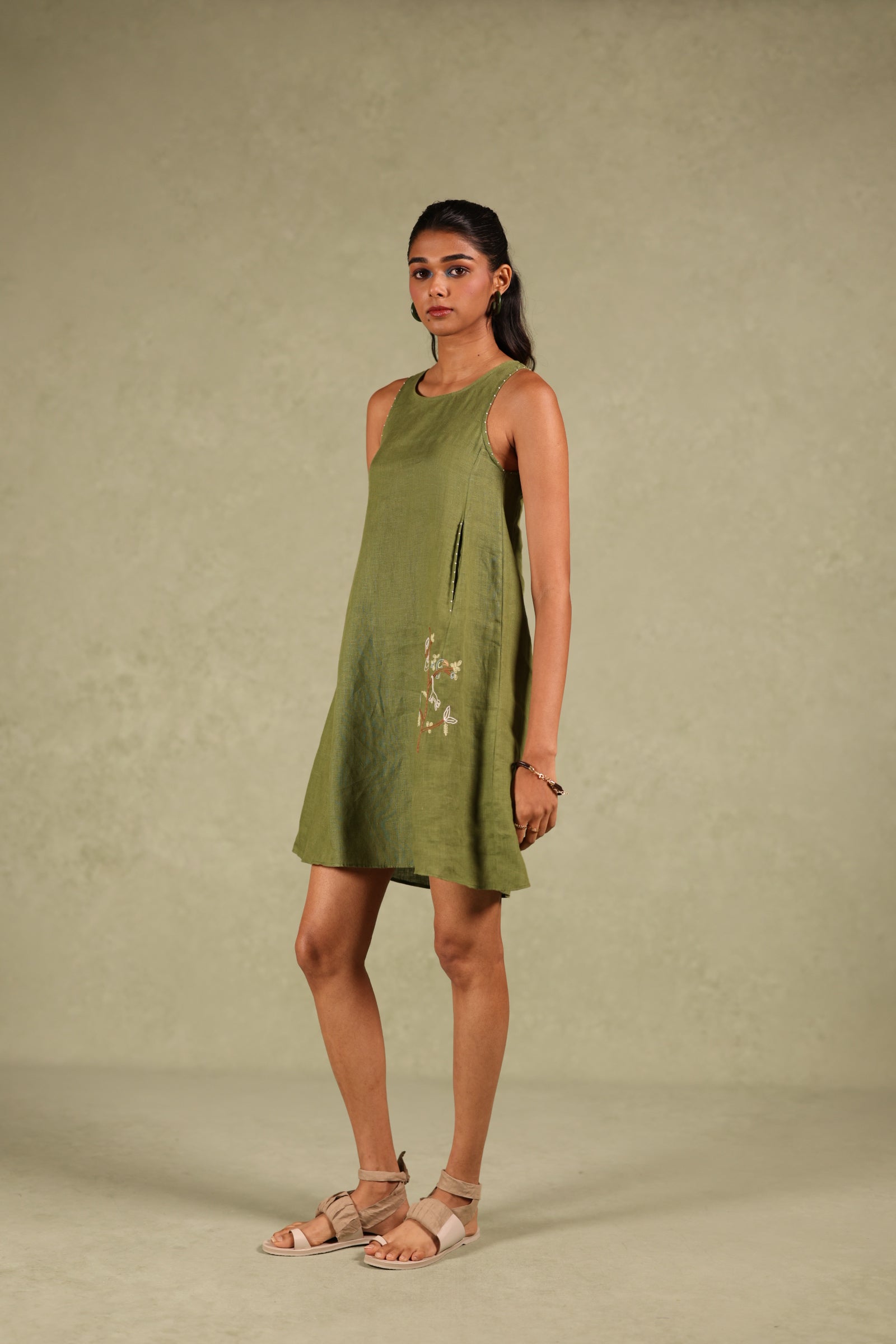 Linen kylie dress