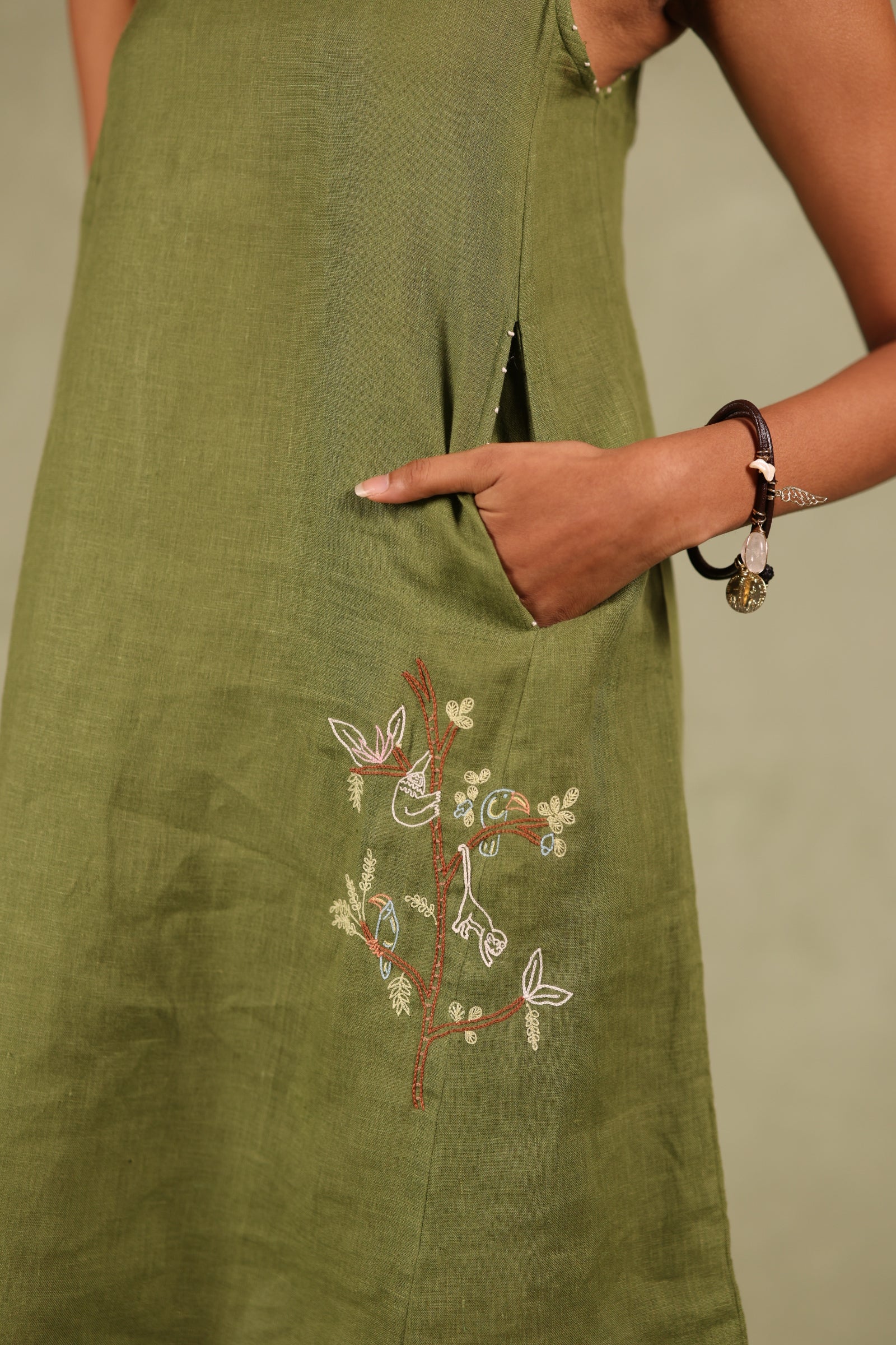 Linen kylie dress