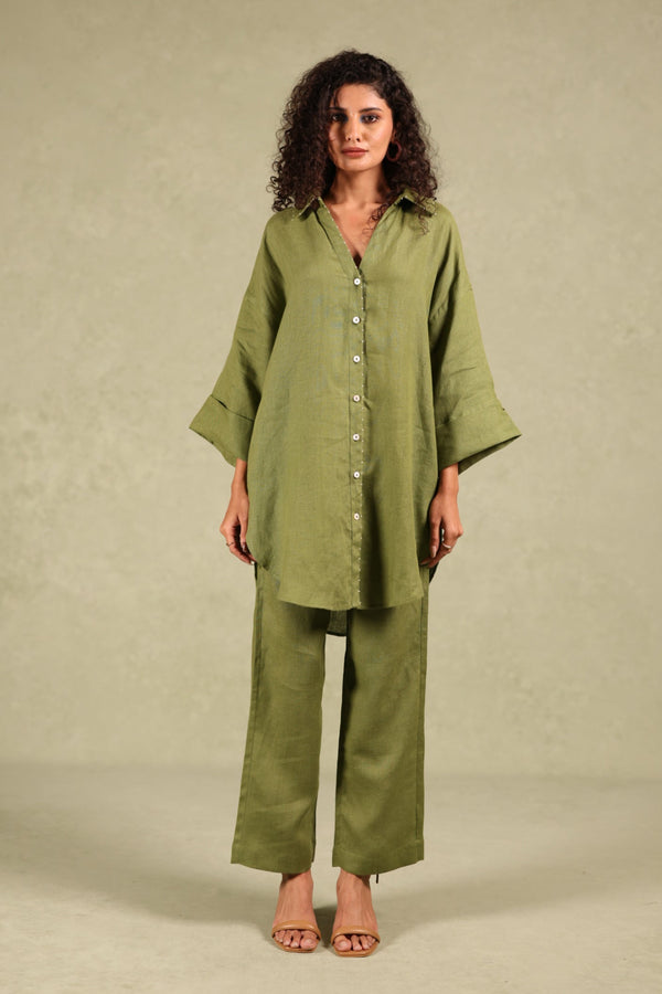 Linen Backloop shirt