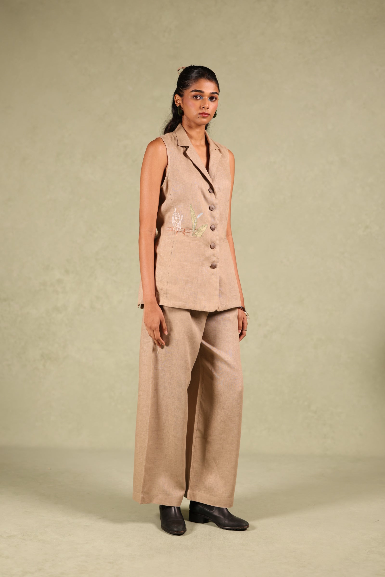 Linen Ruth Blazer
