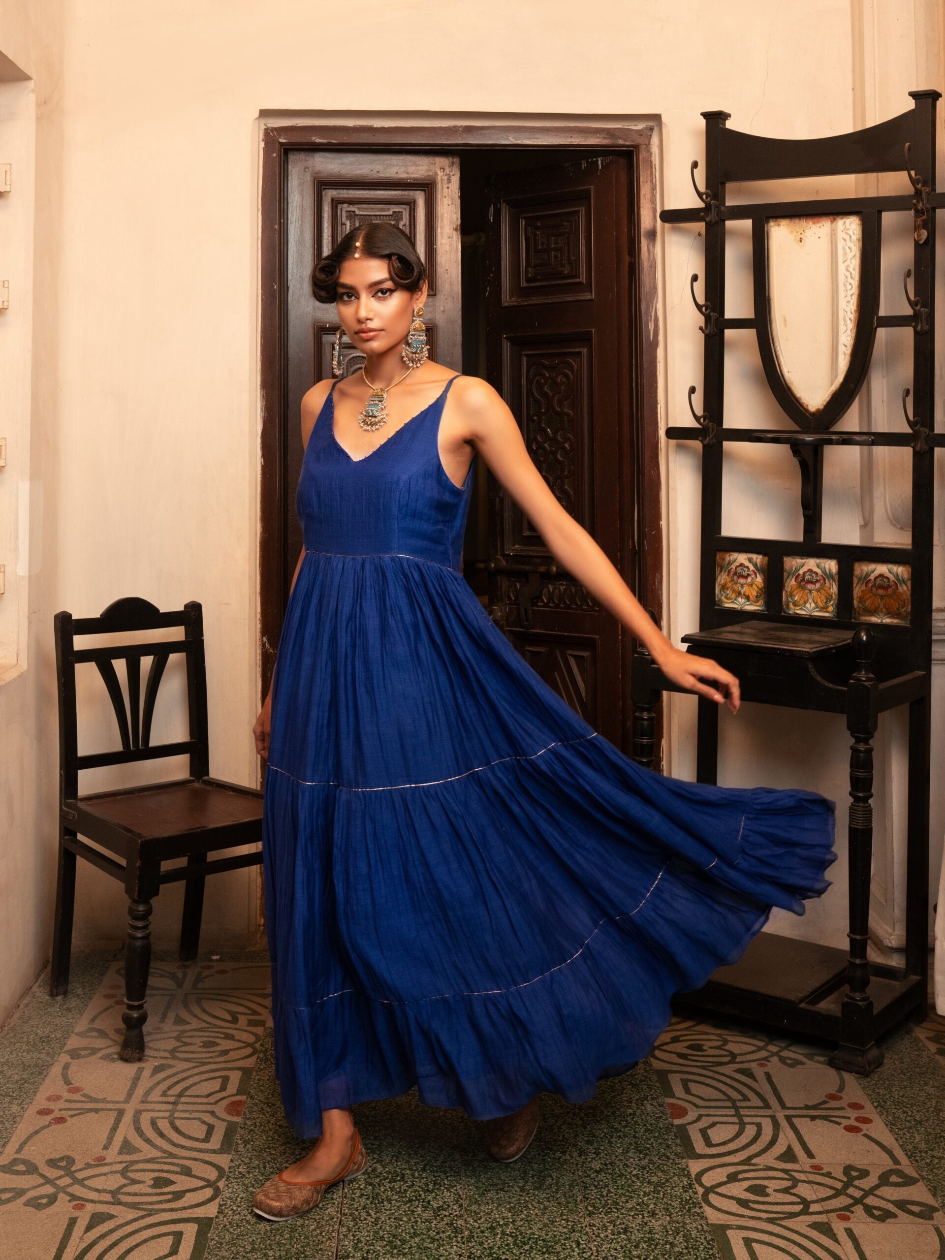 Nilambari Dress- mayur "Neela"