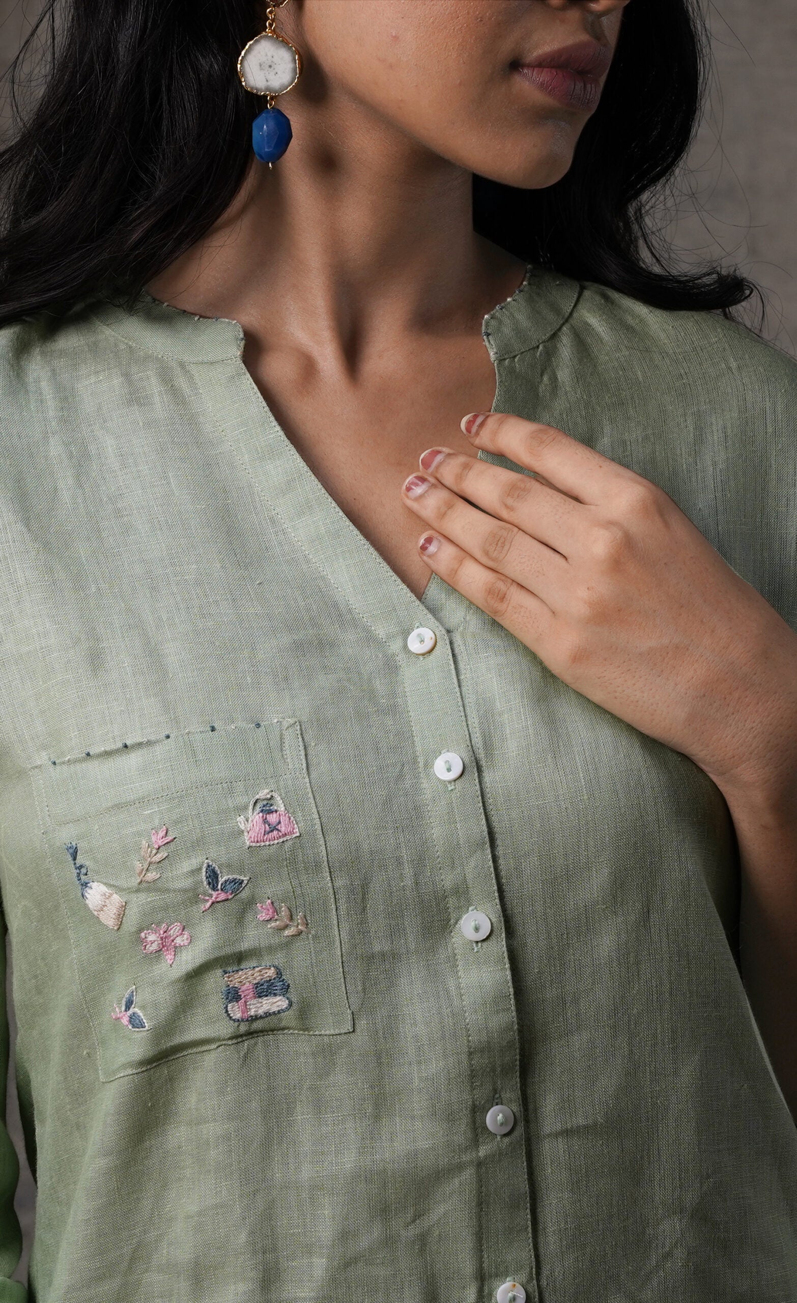 Pamela shirt - Pista