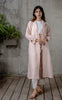 Charlotte Linen Long Overlay - Light Pink