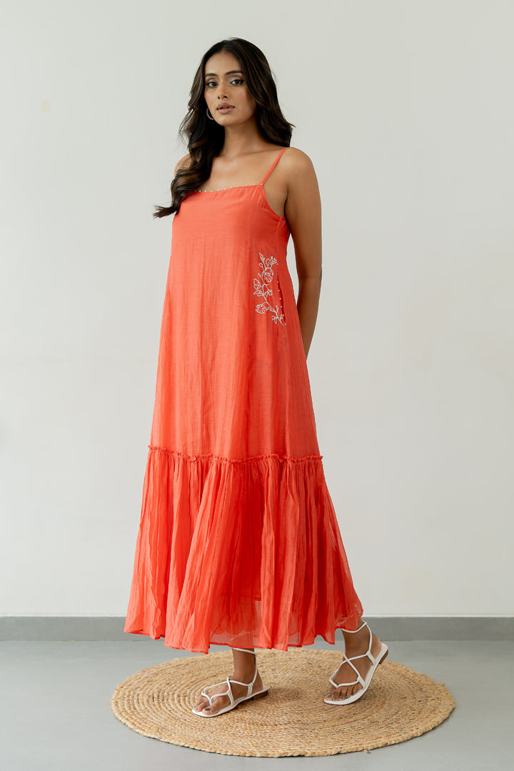 Dahlia-Chanderi-Slip-Dress-Apricot-