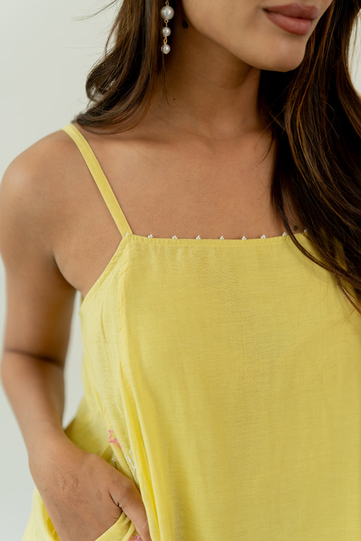 Dahlia-Chanderi-Slip-Dress-Lemon-Yellow-