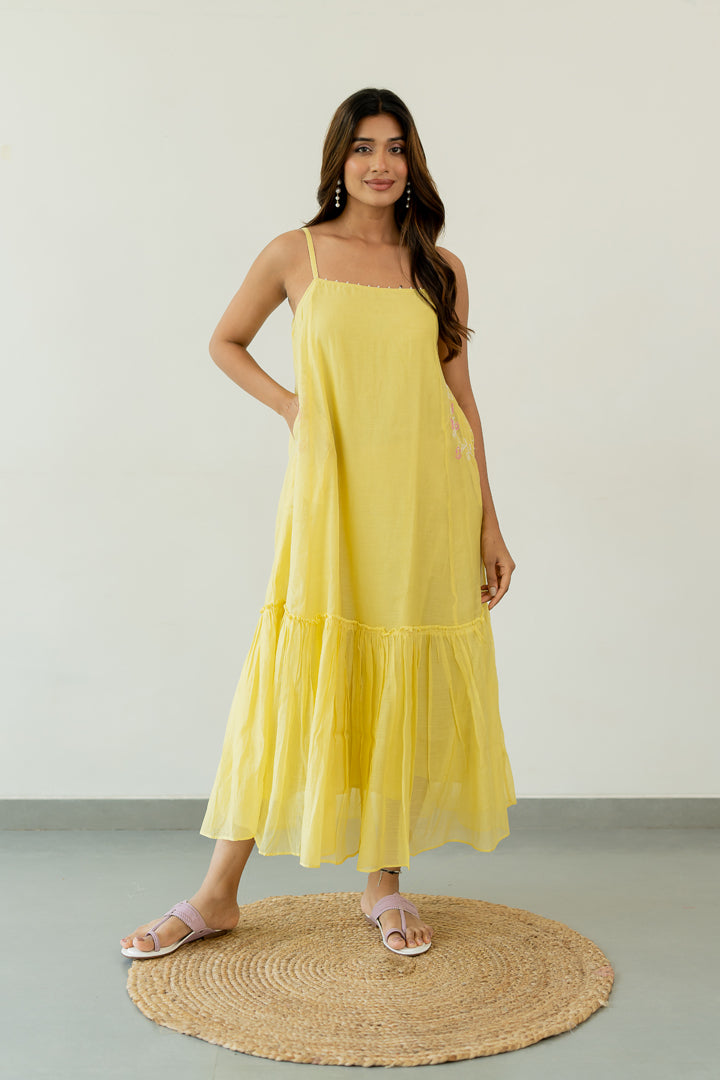 Dahlia-Chanderi-Slip-Dress-Lemon-Yellow-