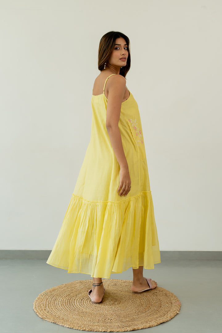 Dahlia-Chanderi-Slip-Dress-Lemon-Yellow-