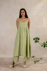 Day 3 - Linen Panel Slip Dress - Meadow Green