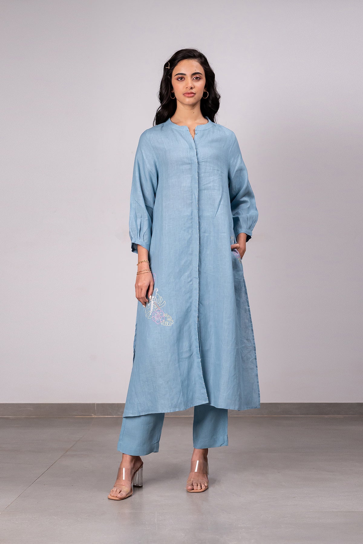 Demi Kurta - Icy Blue