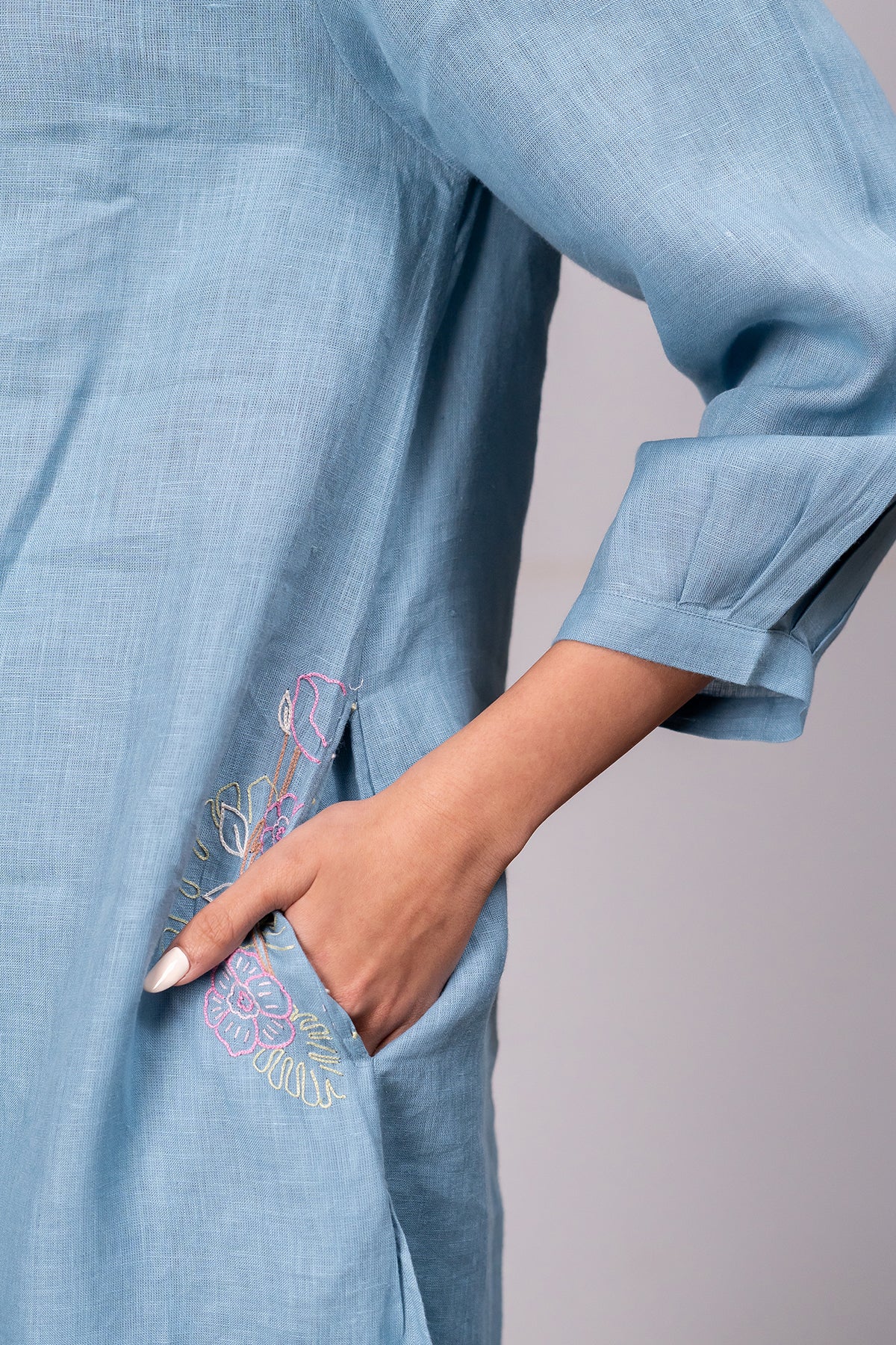 Demi Kurta - Icy Blue