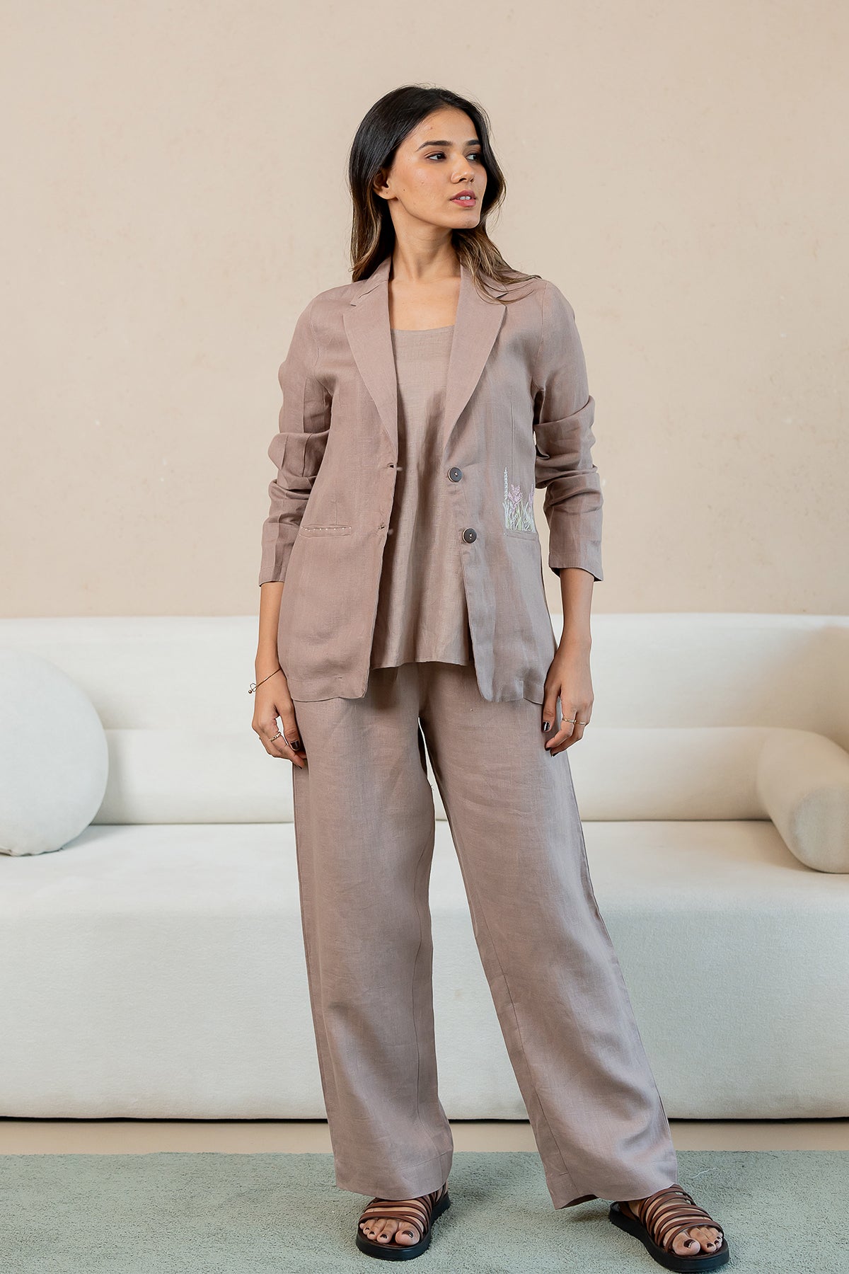 Diane-Linen-Blazer-with-Welt-Pockets-Mud-