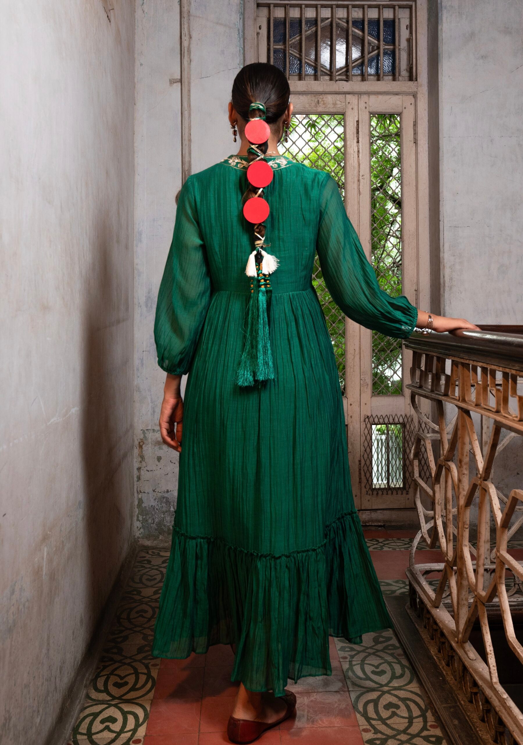 Moti Manek Dress - chatak Haraa