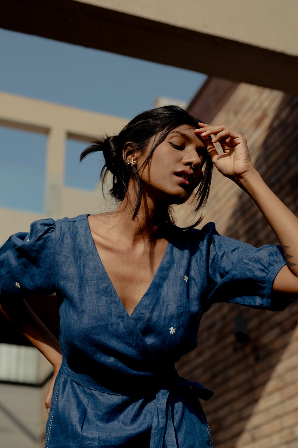 Gaia Dress – Blue