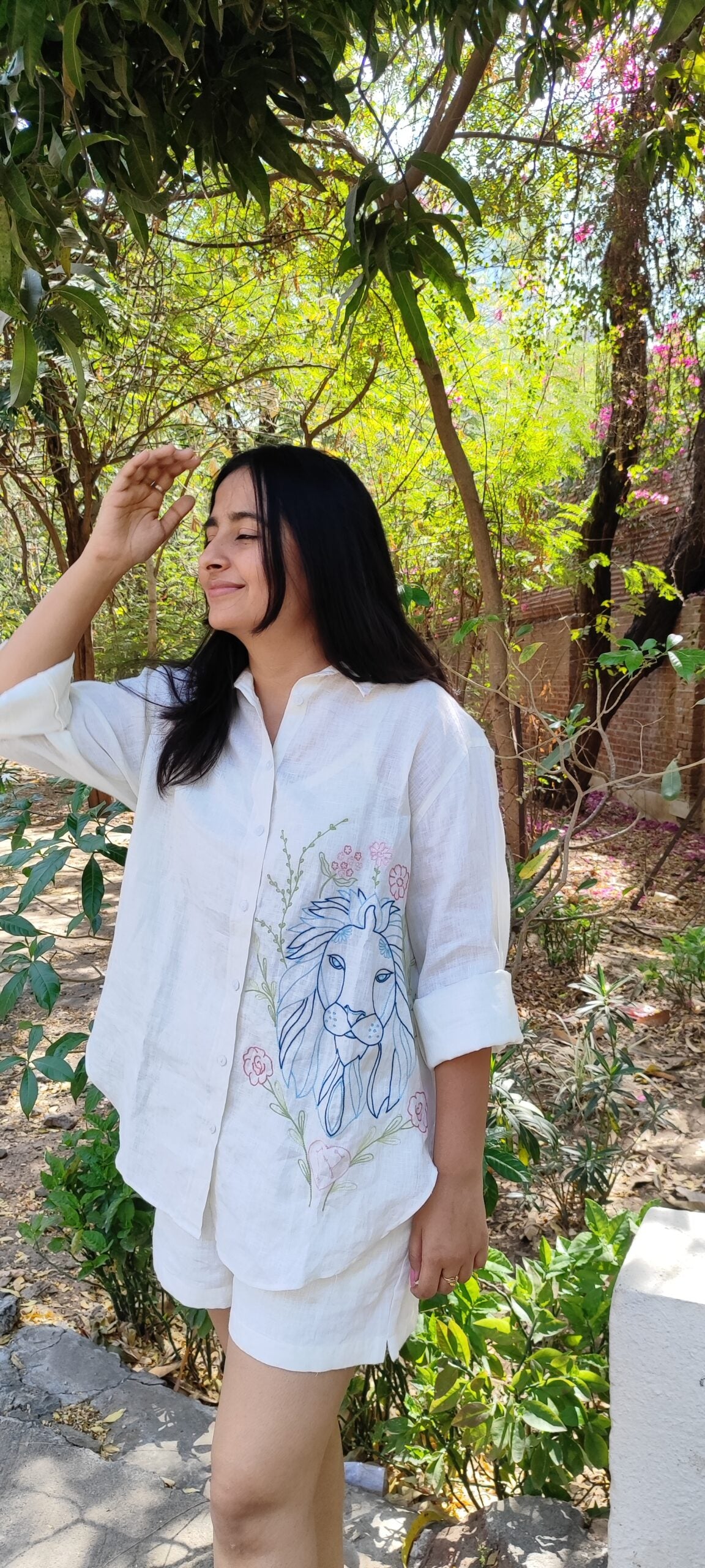 Leo Linen Shirt - Off white