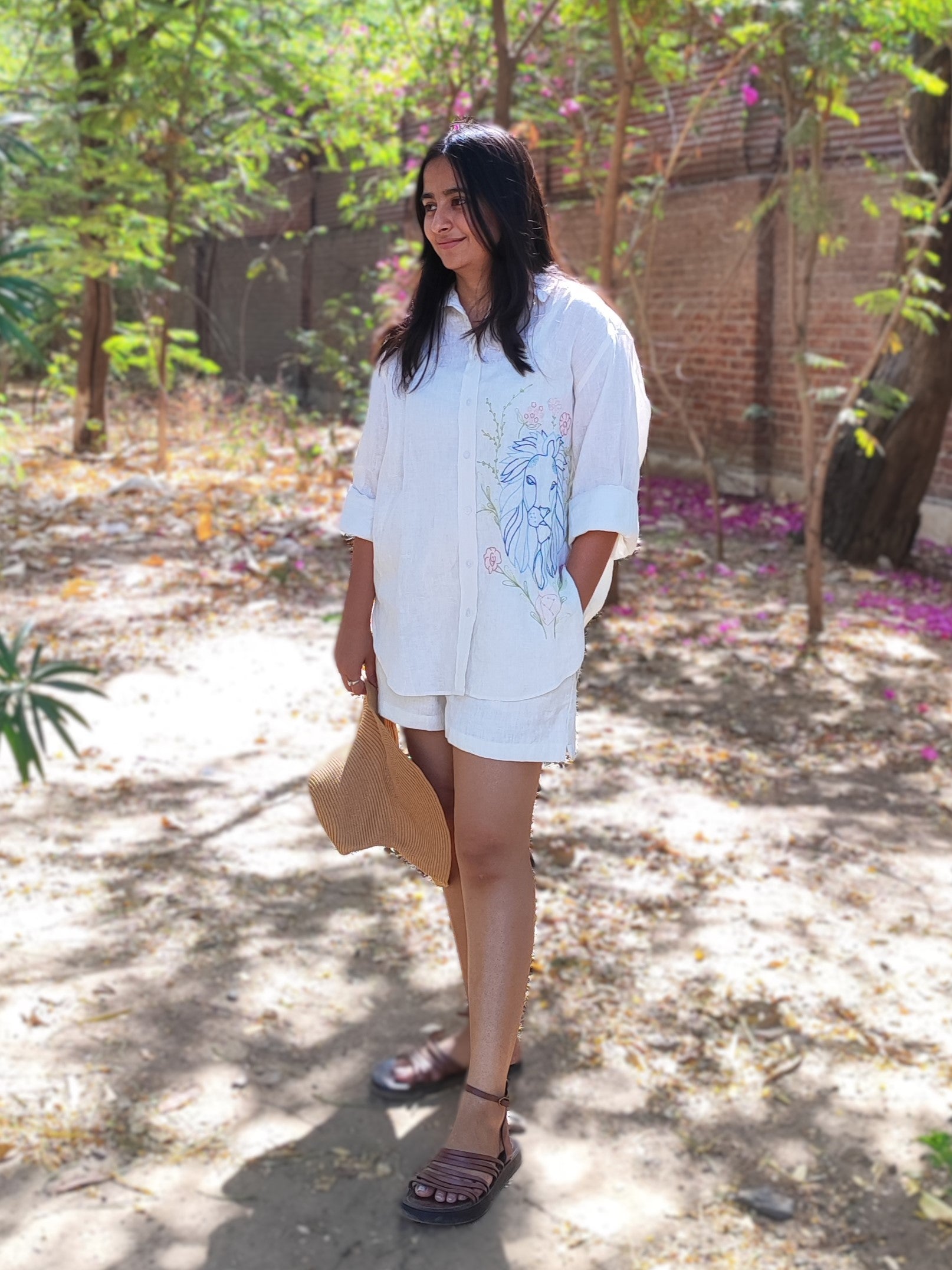 Leo Linen Shirt - Off white