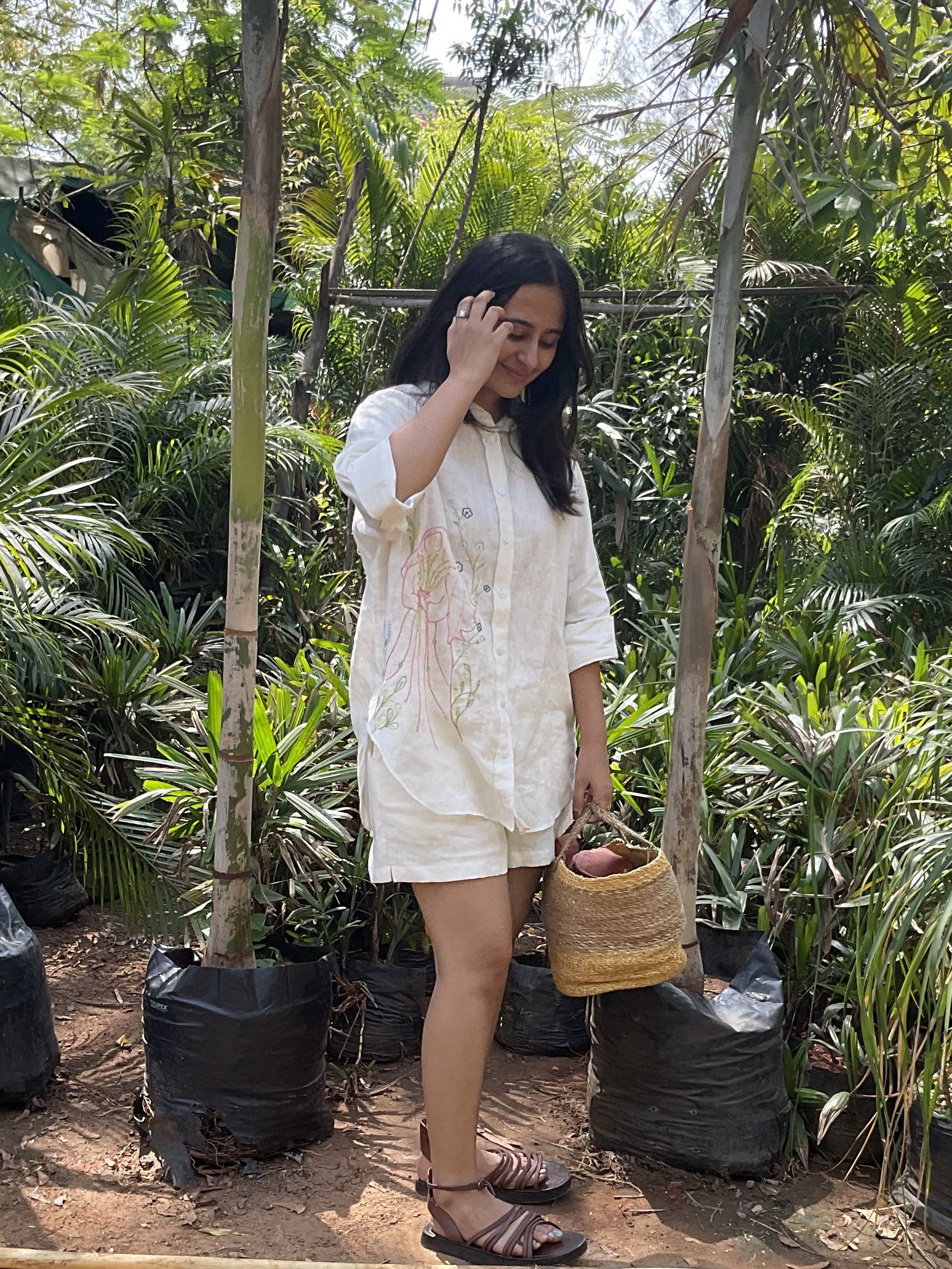 Virgo Linen Shirt - Off white