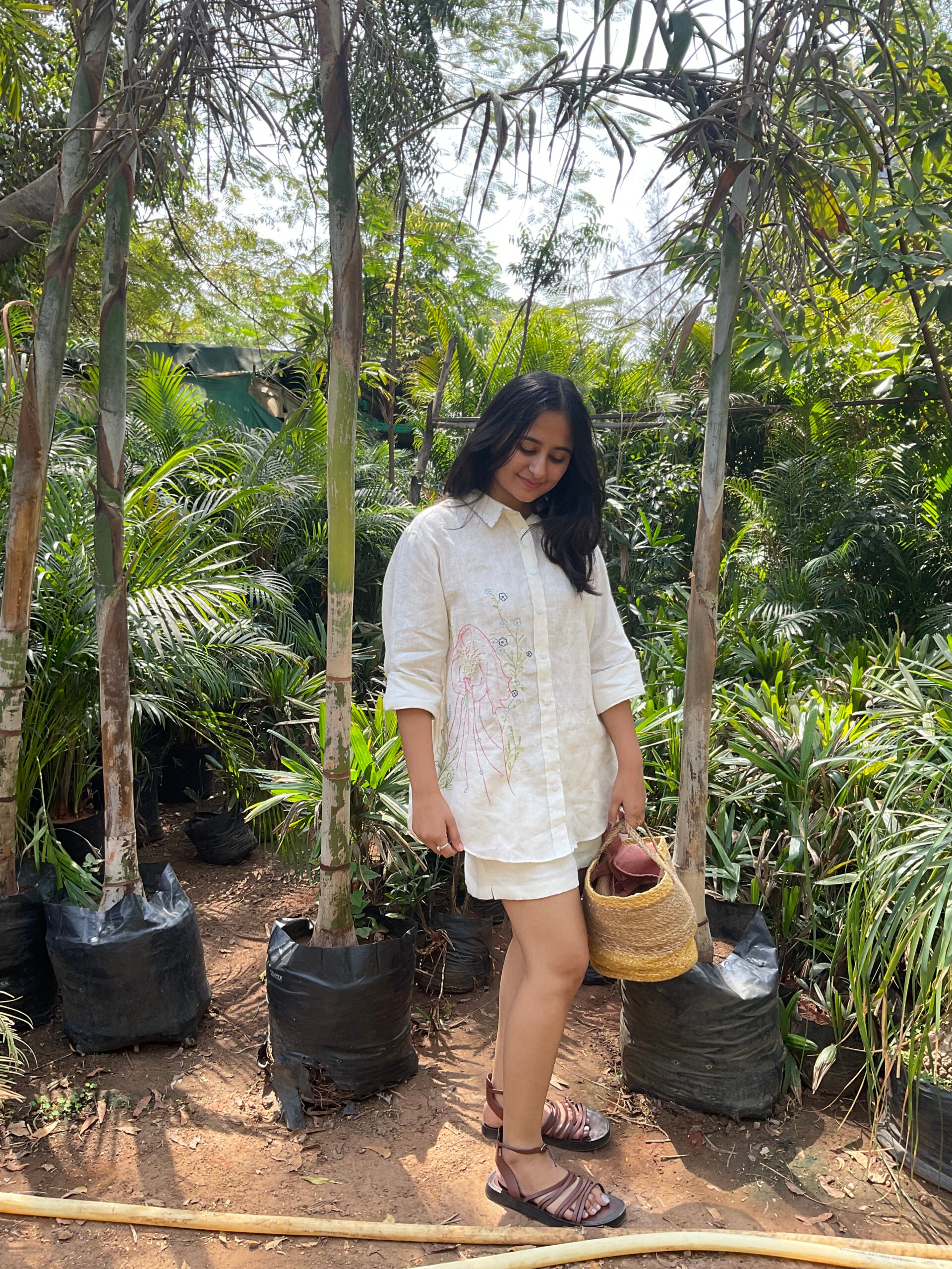 Virgo Linen Shirt - Off white