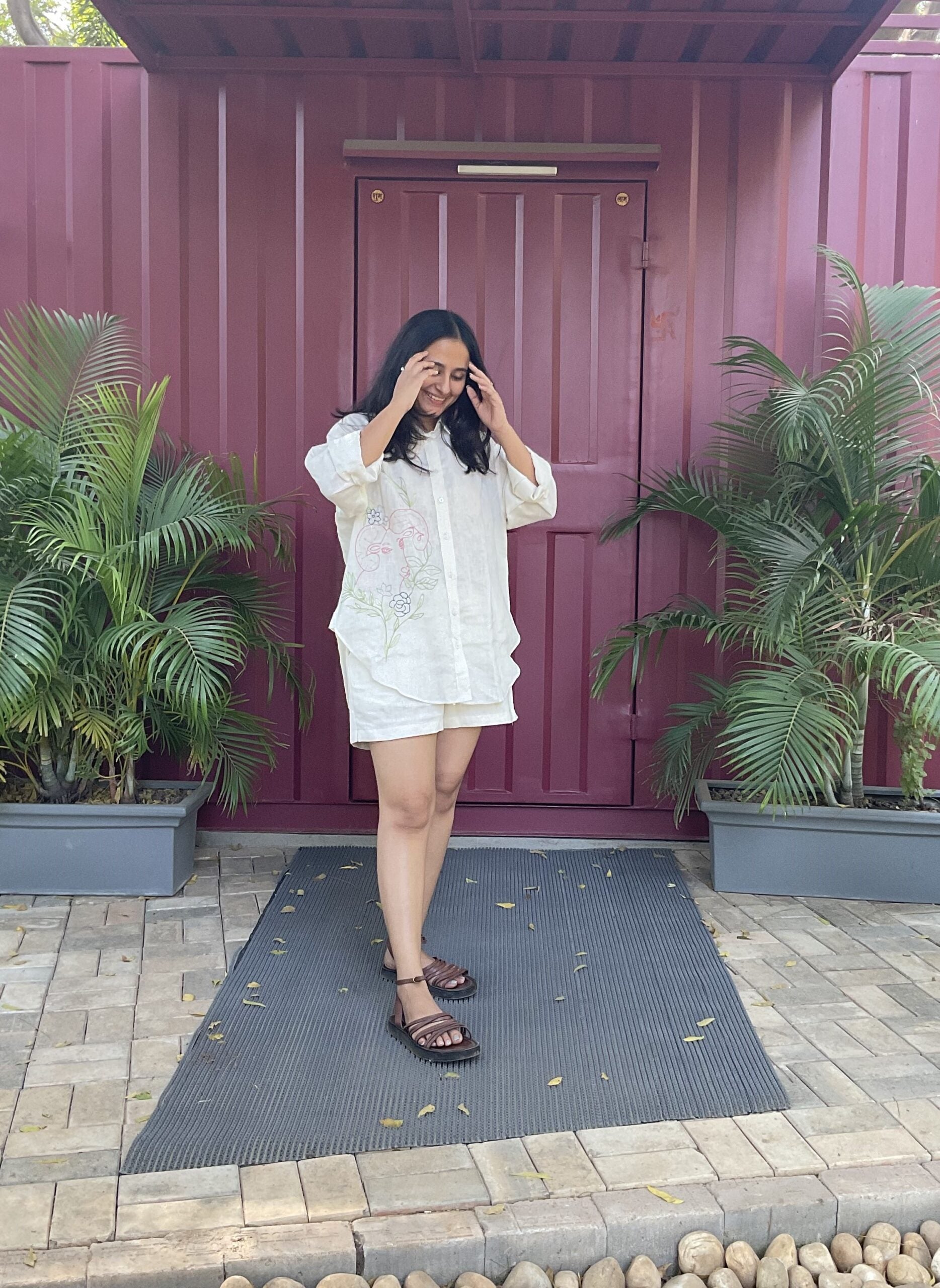 Aries Linen Shirt - Off white