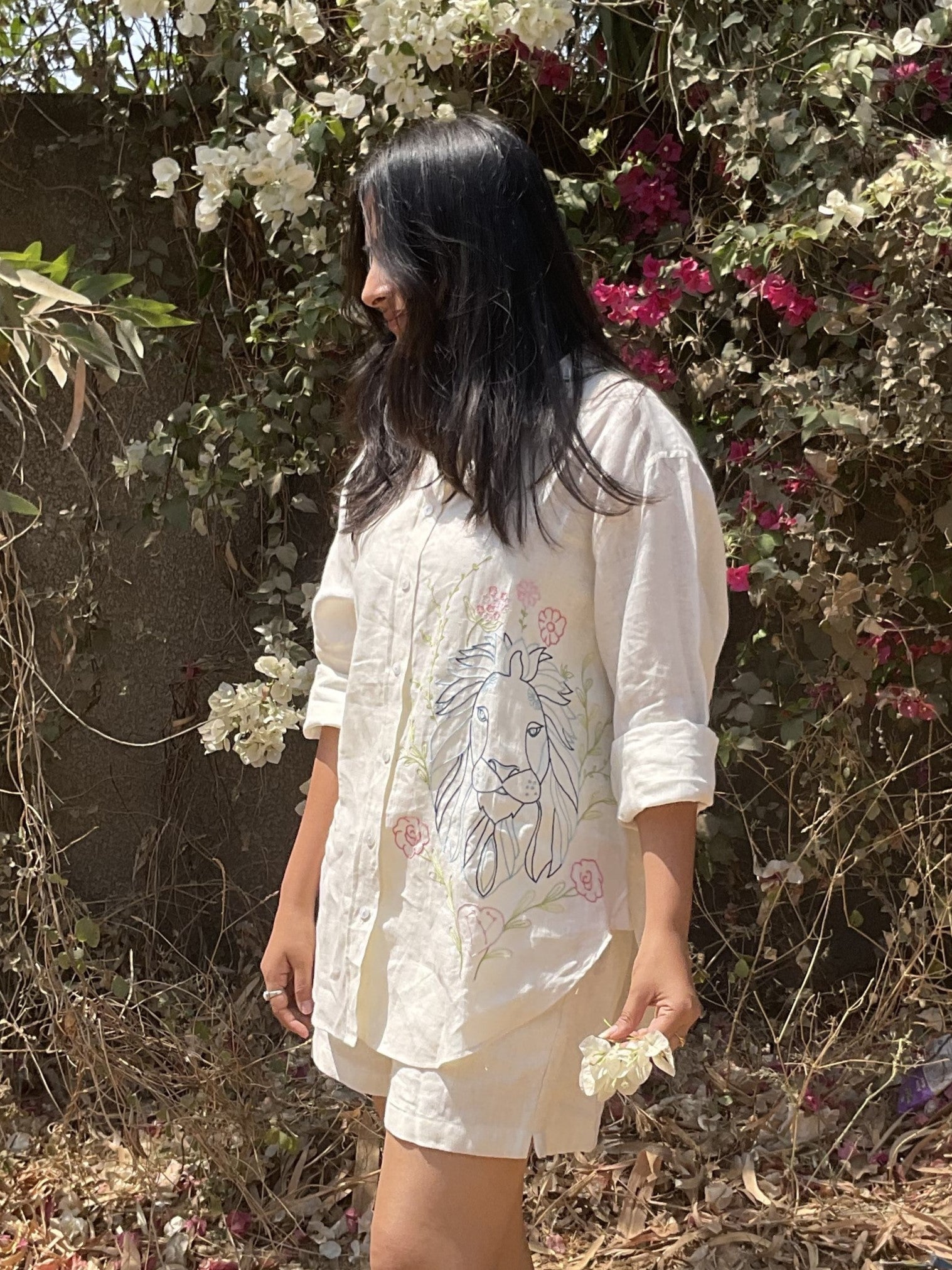 Leo Linen Shirt - Off white